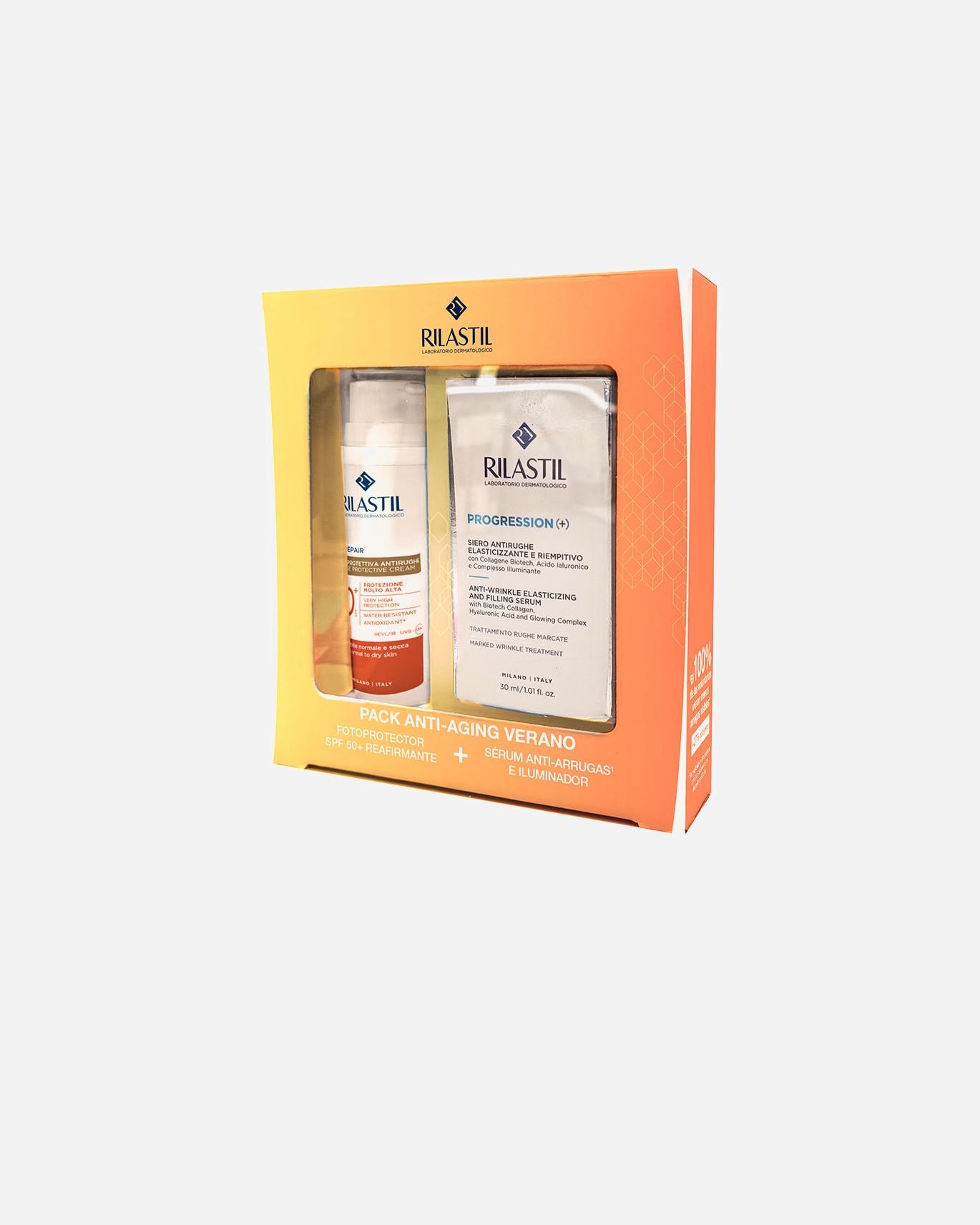 dla Unisex Rilastil ZESTAW ANTY-AGINGOWY SPF50+ SUN SYSTEM 1 sztuka