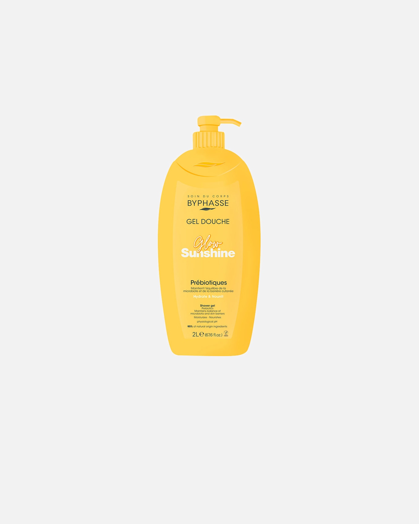 Żel pod prysznic dla Unisex Byphasse GLOW SUNSHINE prebiotyczny żel pod prysznic 2000 ml
