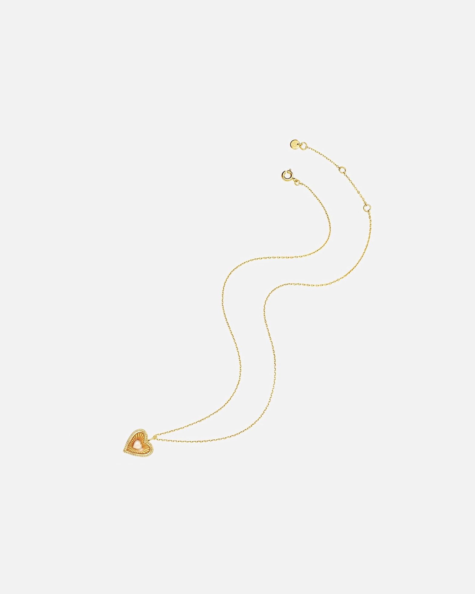 Naszyjnik dla Kobieta Glanzstücke München Naszyjnik srebrny srebro wysokiej próby Kwarc różowy żółte złoto 40,0 cm Basiskette + 5,0 cm Verlängerung