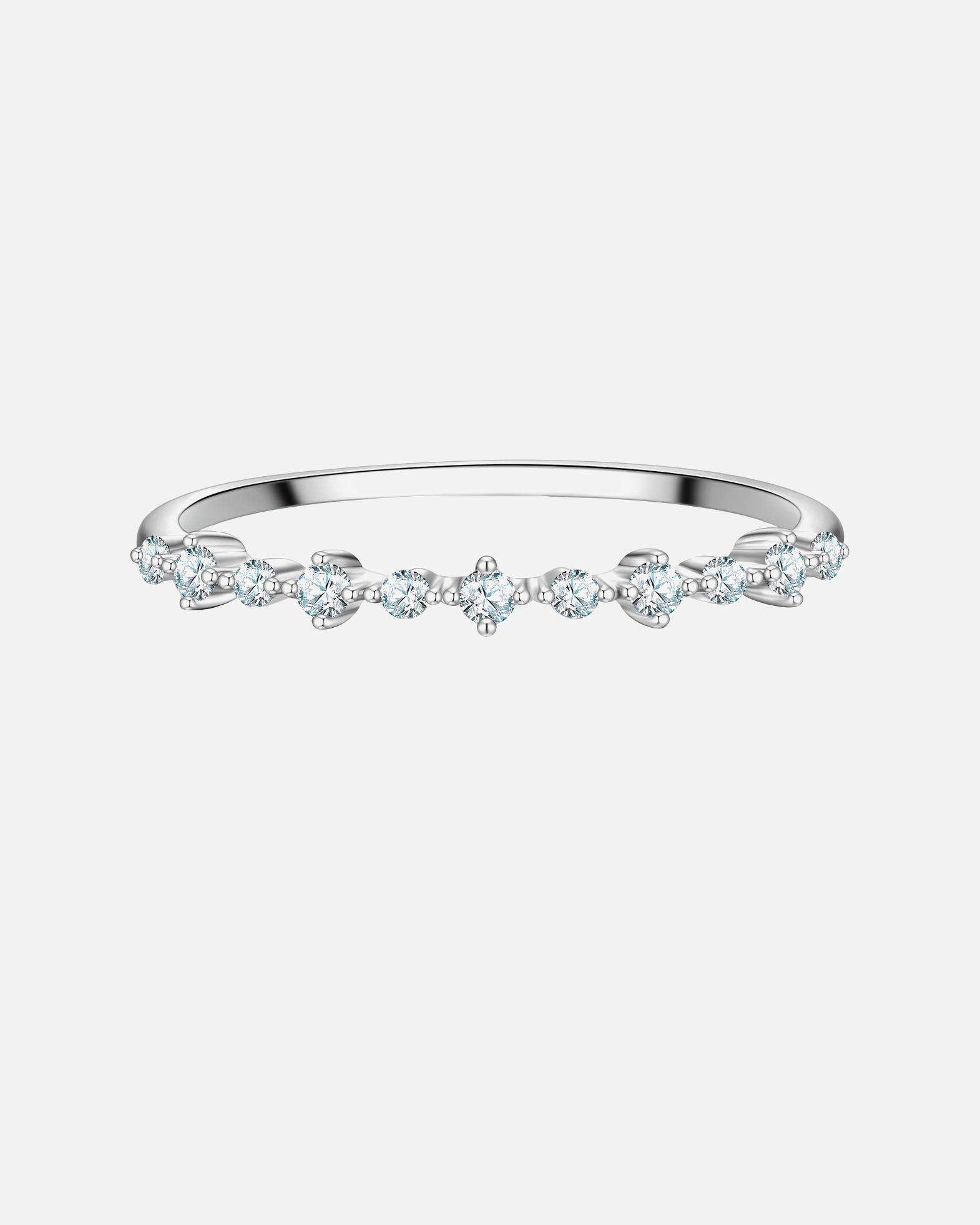 Pierścionek dla Kobieta Glanzstücke München Pierscionek z Srebra Sterling w srebrze z Cyrkonia 50