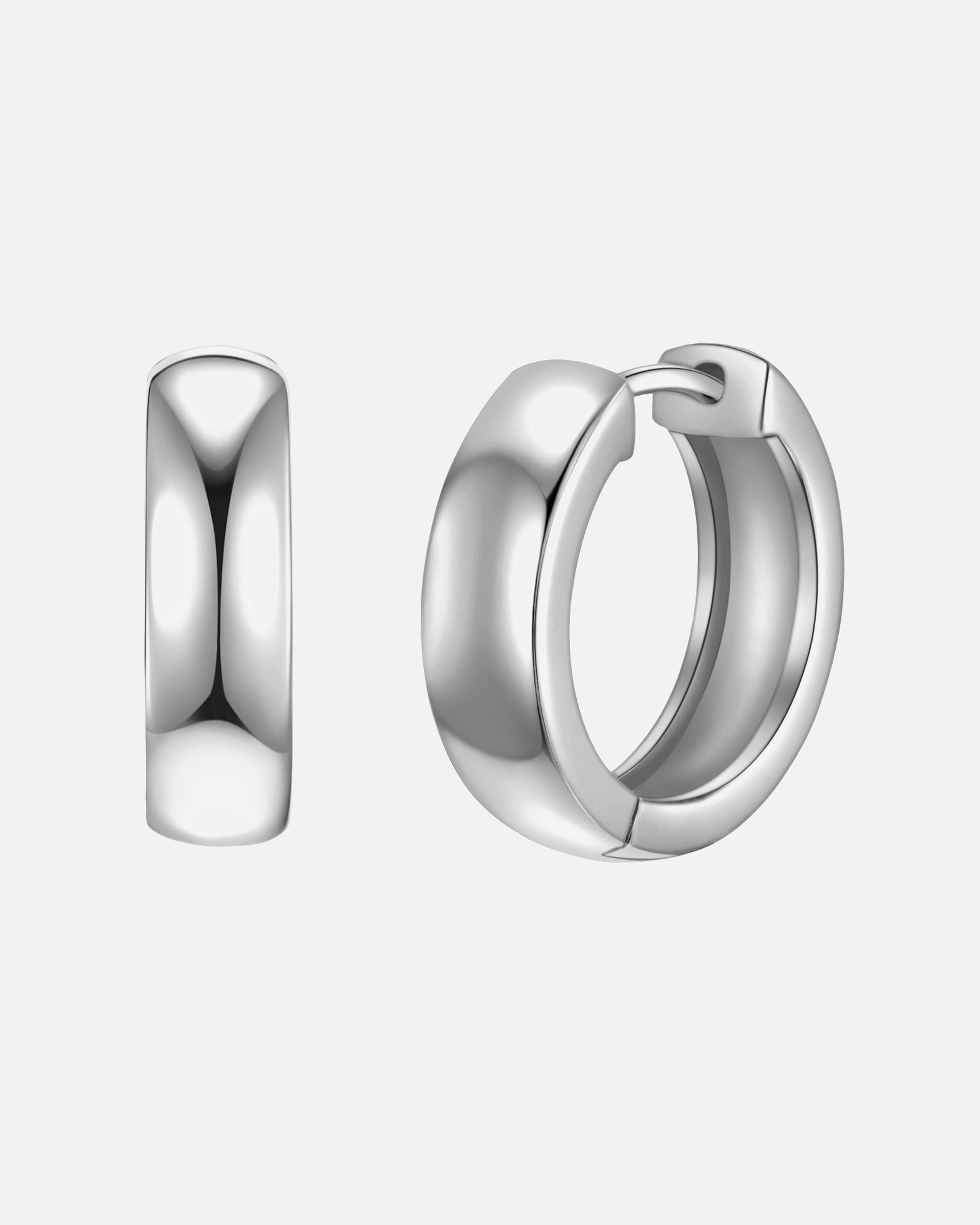 Obrączki dla Kobieta Kolczyki z Srebro wysokiej próby w Srebrny 16,1 mm