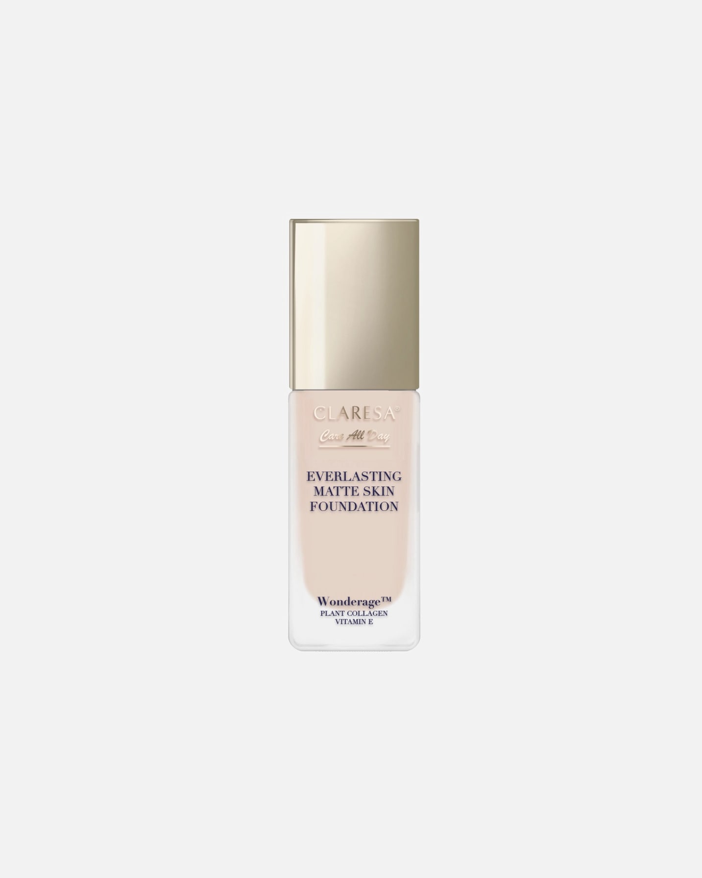 Podkład dla Kobieta Claresa Care All Day Everlasting Matte Skin Foundation 02 Light Beige