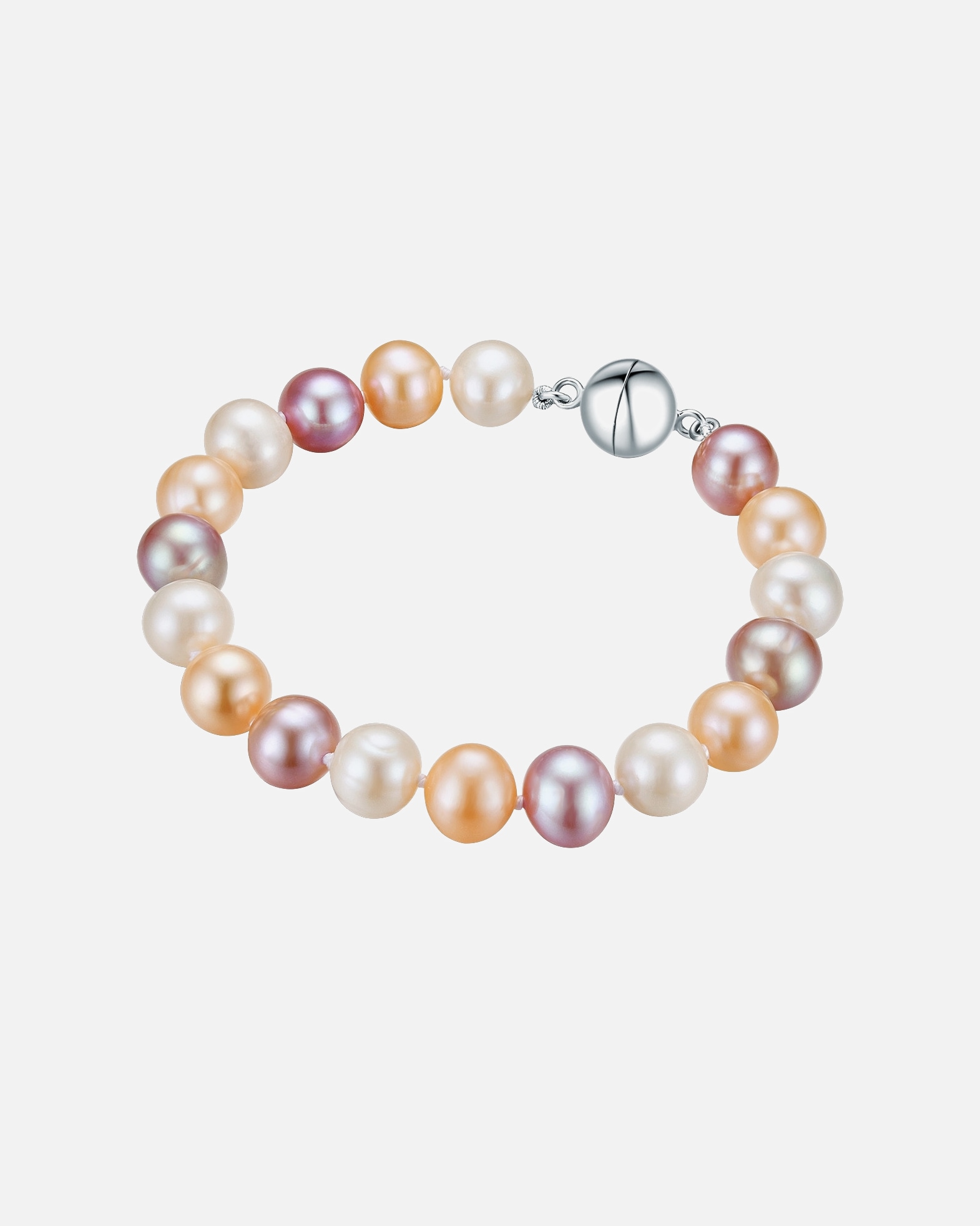 Bransoletka dla Kobieta Valero Pearls Bransoletka Srebro wysokiej próby Srebrny 18 cm