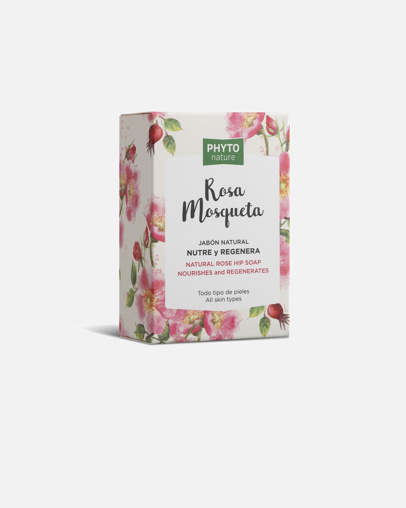 Mydło do ciała dla Unisex PHYTO NATURE pastilla jabón rosa mosqueta 120 gr