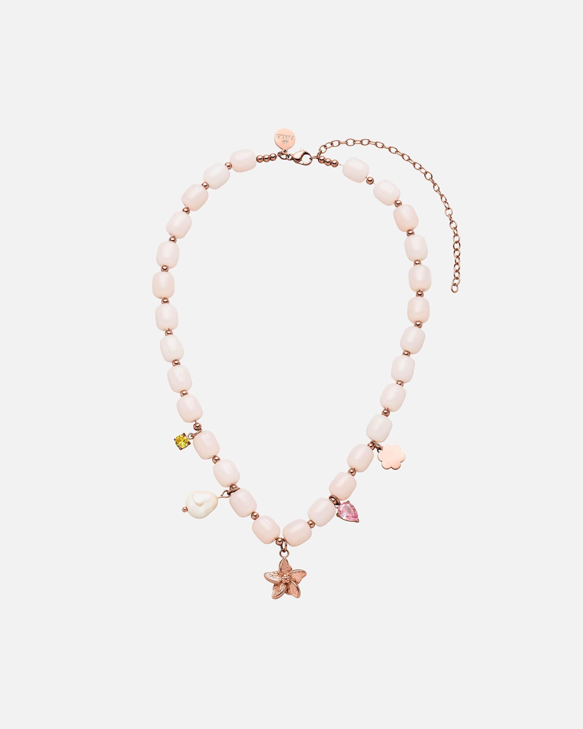 Naszyjnik dla Kobieta Purelei Purelei Naszyjnik Spring Różowe złoto