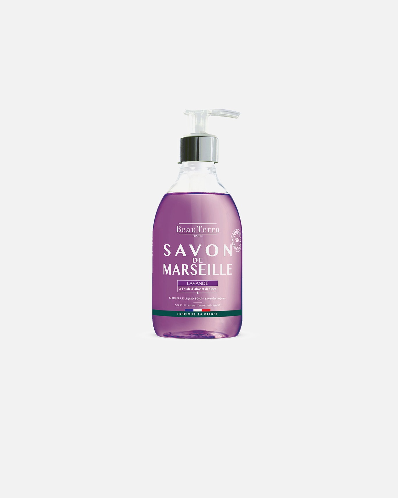 Mydło do ciała dla Unisex BeauTerra Mydło lawendowe MARSEILLE 300 ml