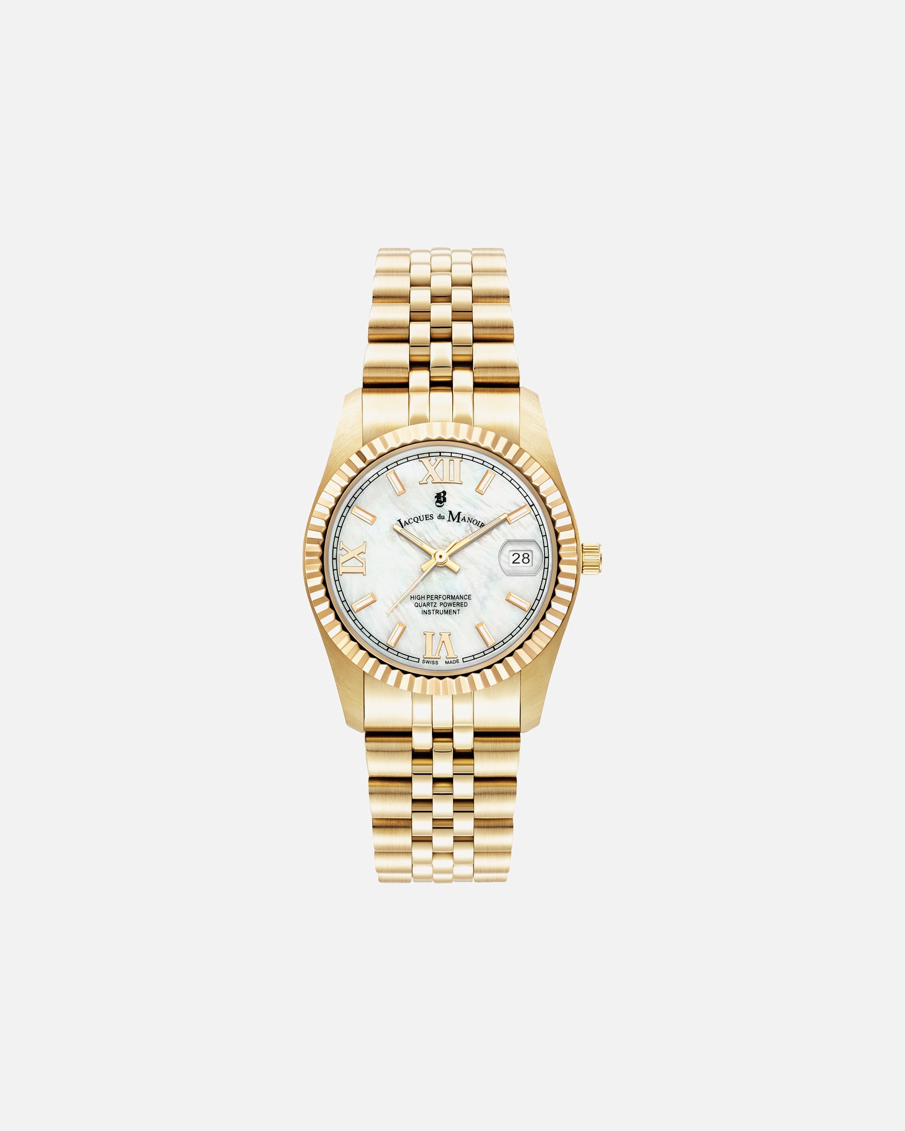 Zegar dla Kobieta Jacques du Manoir Default Brand Line Jacques du Manoir Inspiration Prestige damen Uhr Gold JWL01302 Jacques du Manoir Inspiration Prestige damen Uhr Gold JWL01302