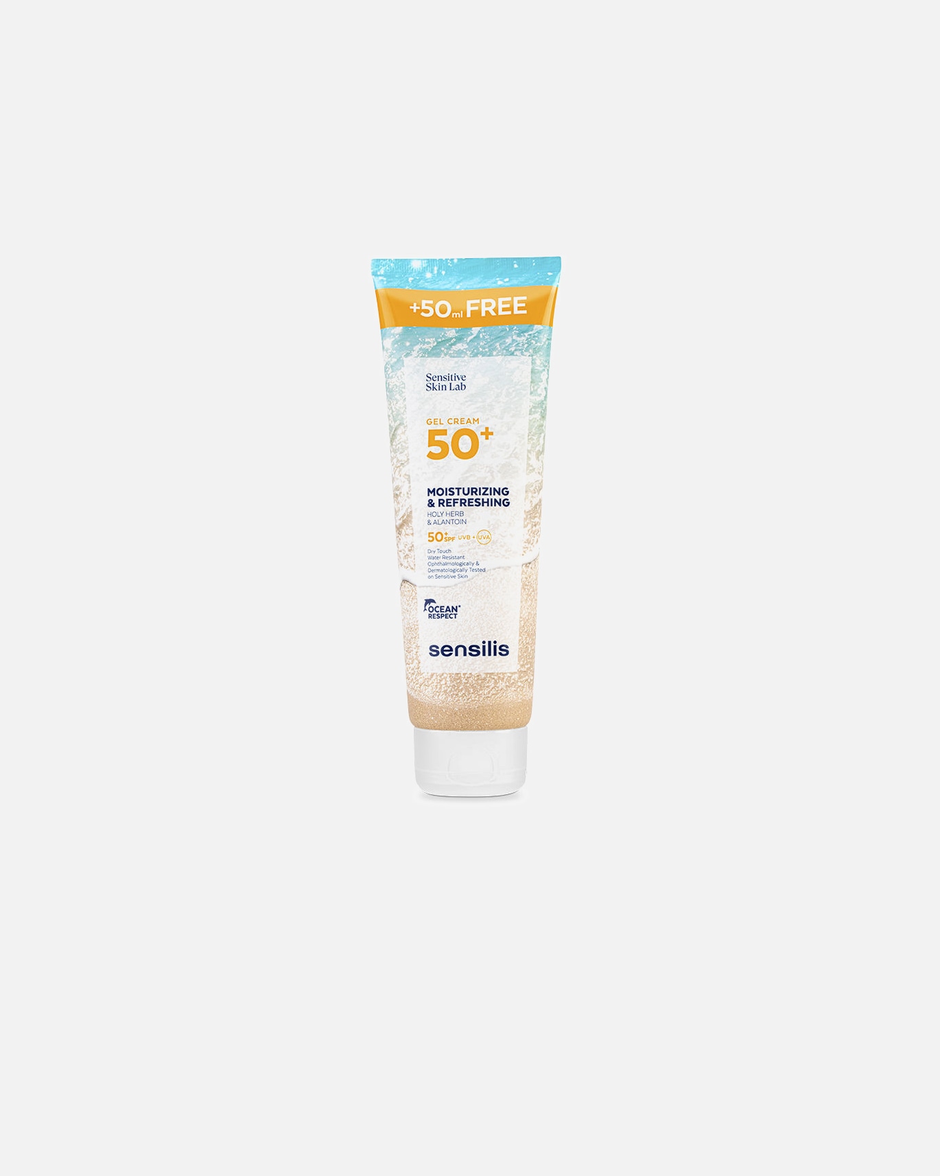 Krem do opalania dla Unisex SENSILIS Default Brand Line NAWILŻAJĄCO-ODŚWIEŻAJĄCY żel-krem SPF50+ 250 ml