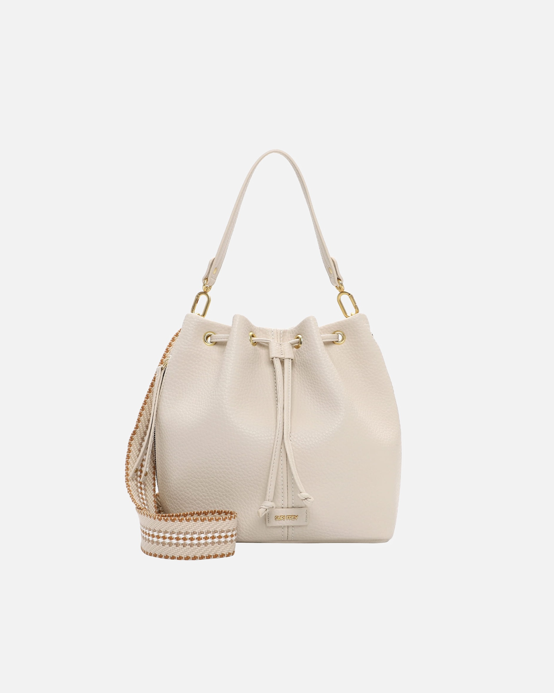 Torba na ramię dla Kobieta SURI FREY Worek SFY Gray Beige