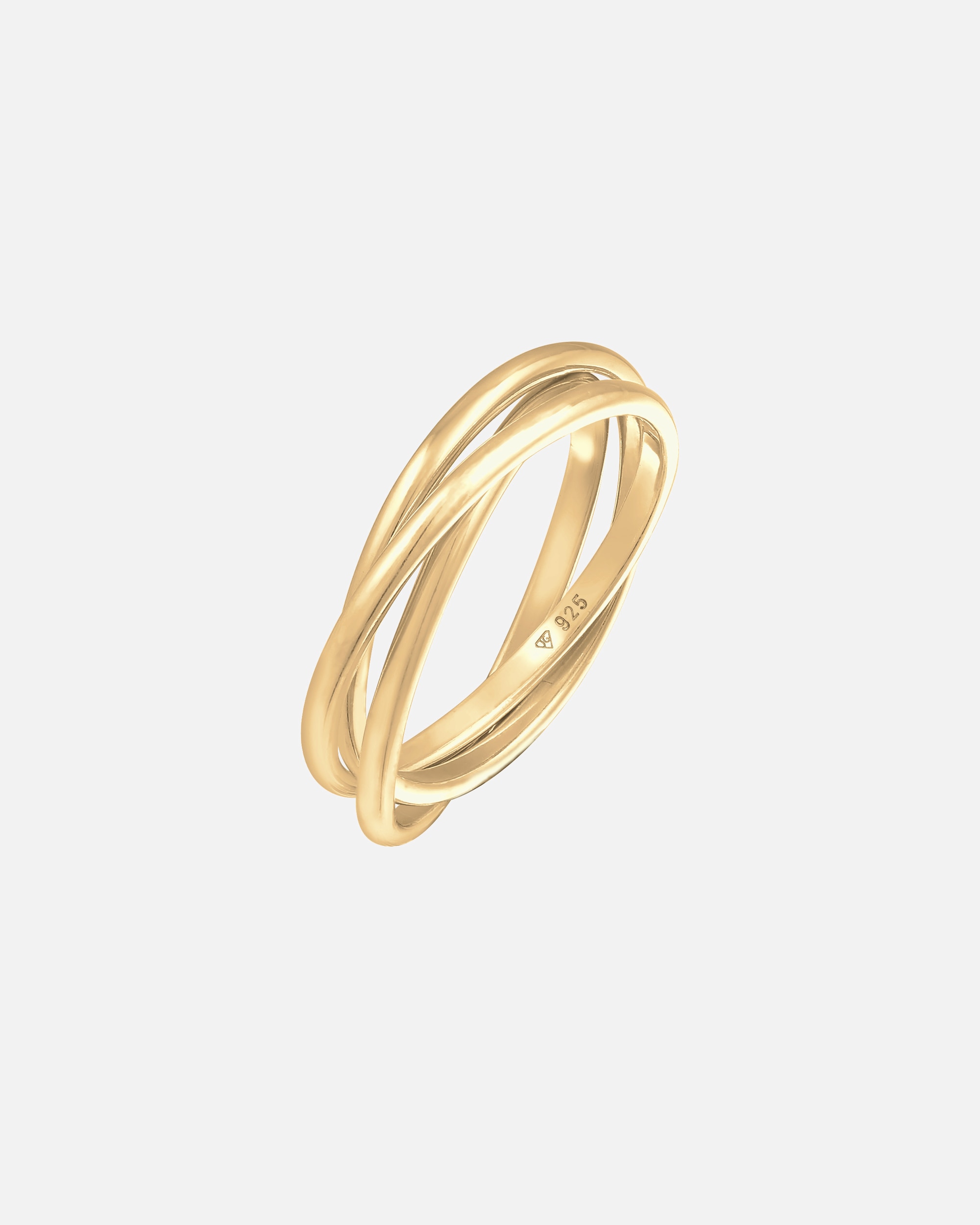 Pierścionek dla Kobieta Elli Damski pierścionek Wrap Trini Look Basic Minimal w srebrze 925 Sterling Silver 54