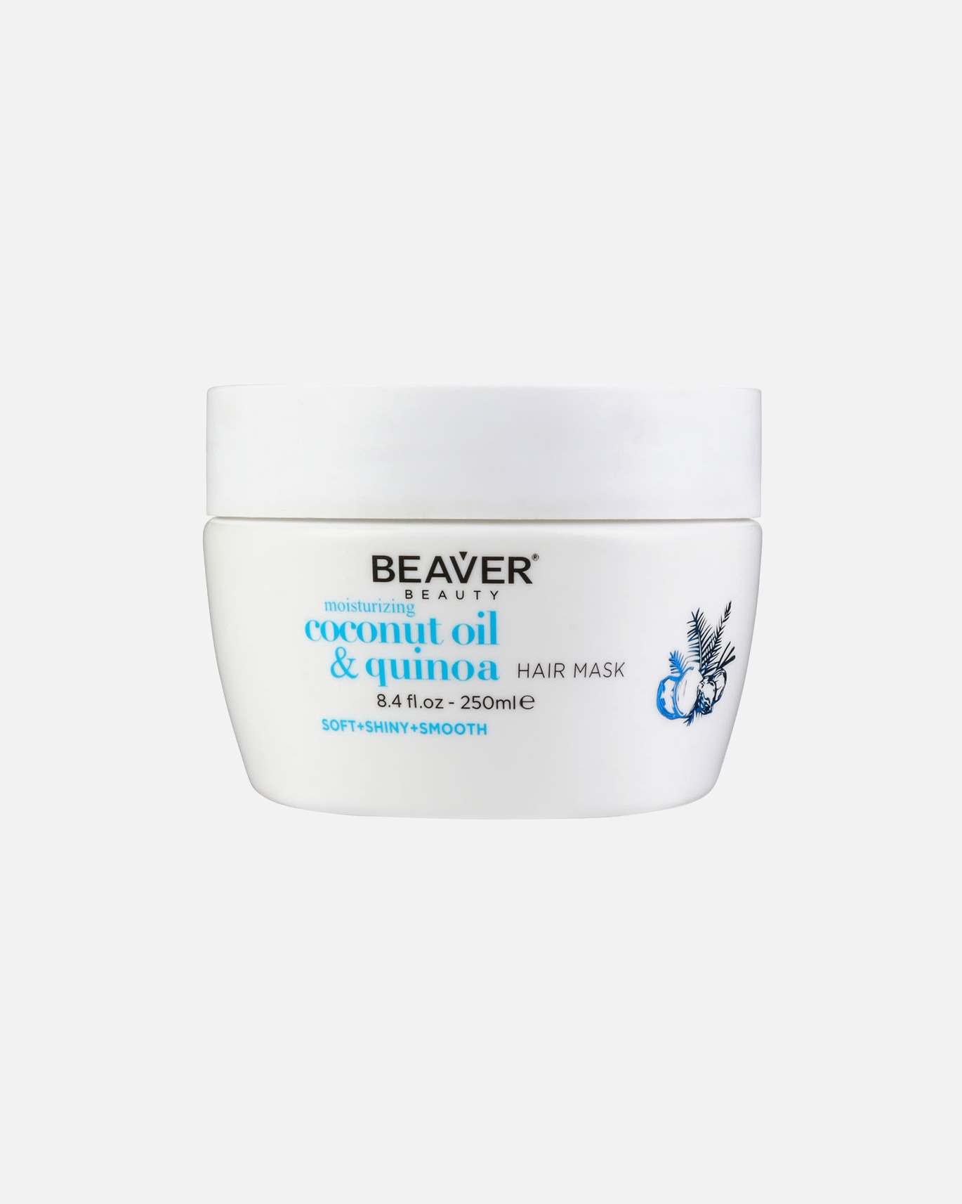 Kuracja do włosów dla Unisex Beaver Serum nawilżające z olejem kokosowym i komosą ryżową 100 ml