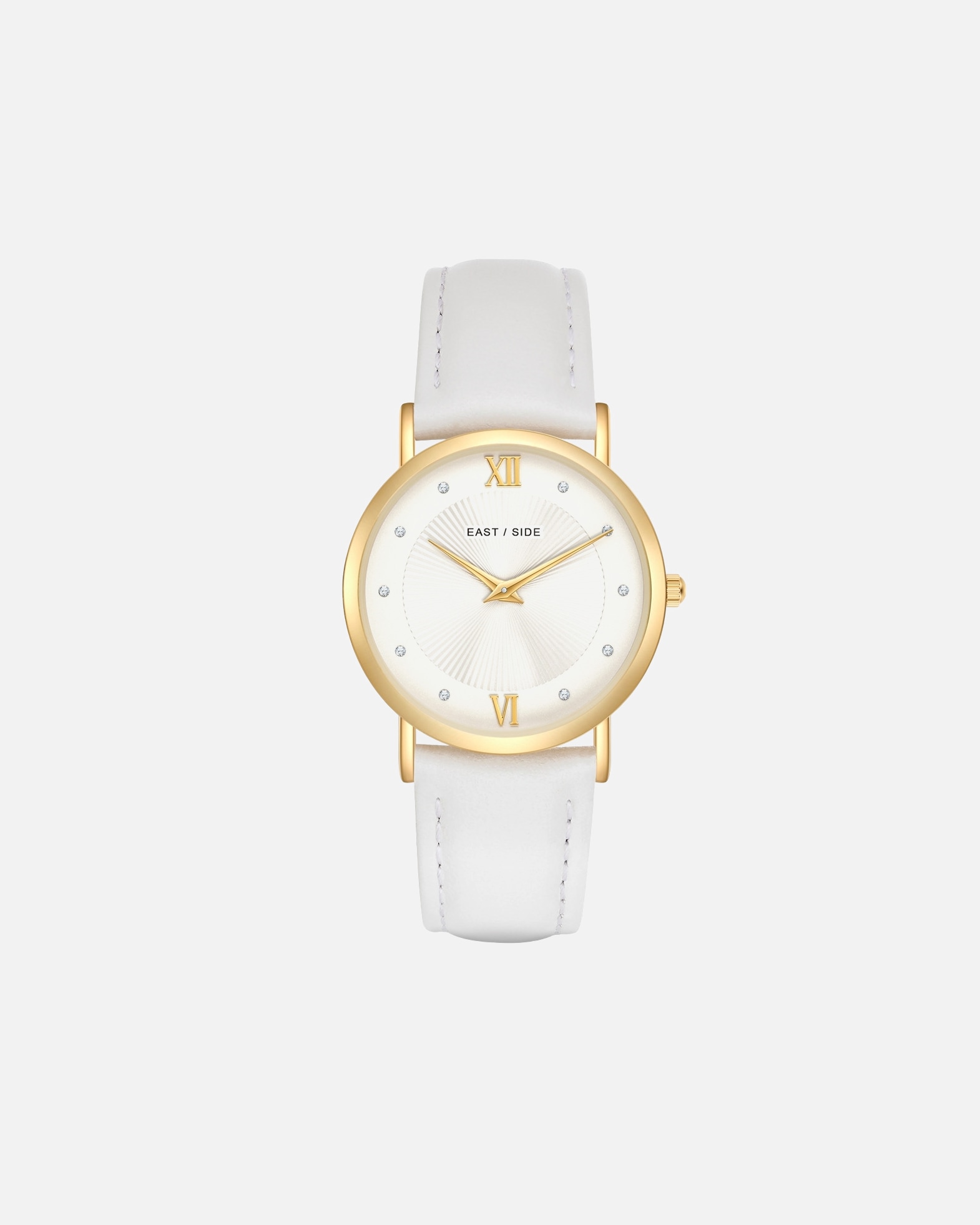 Zegar dla Kobieta EASTSIDE Zegarek kwarcowy Skóra naturalna Biały 33,0 mm