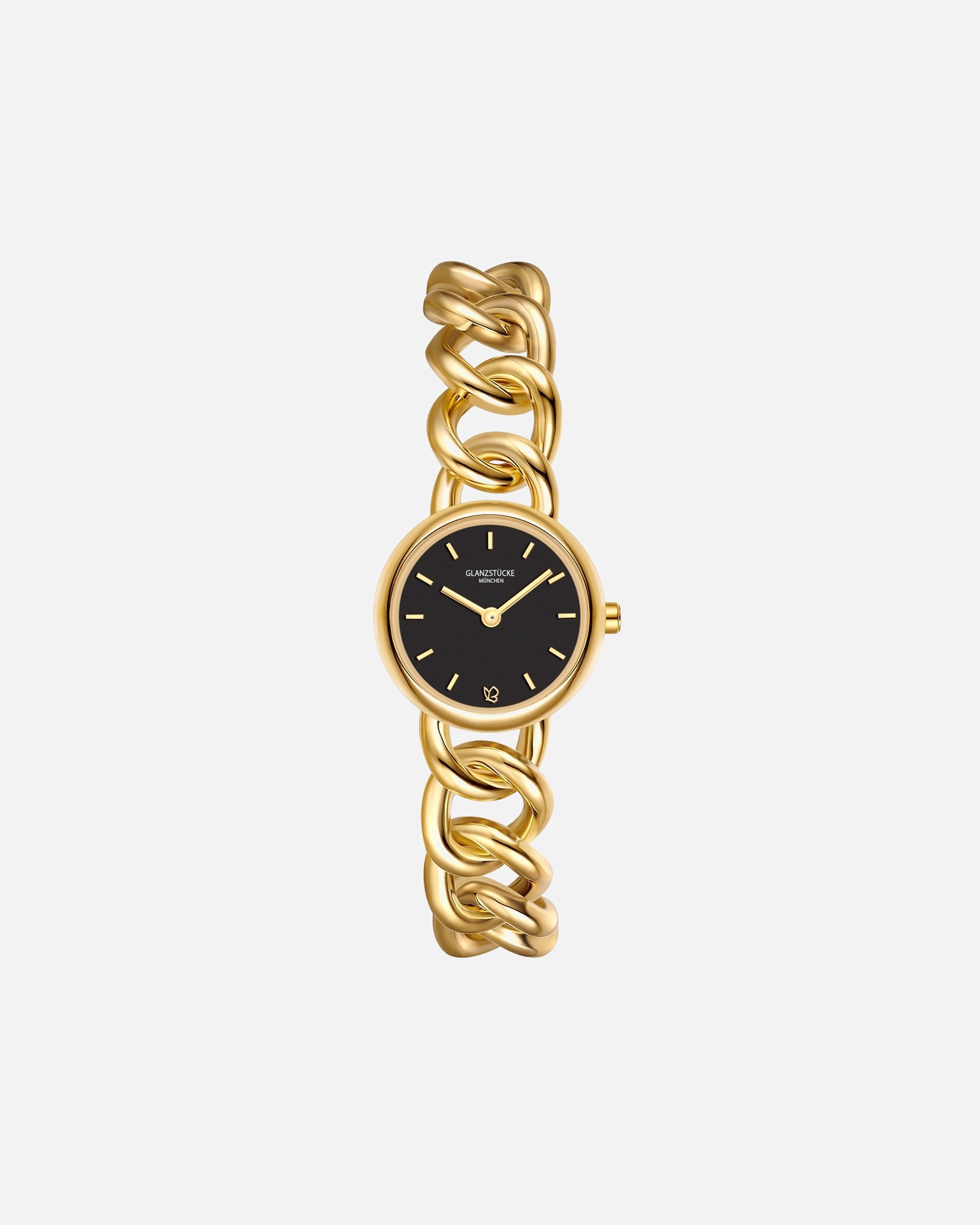 Zegar dla Kobieta Zegarek na reke z metalowej stopu w kolorze zlotym 25,0 mm