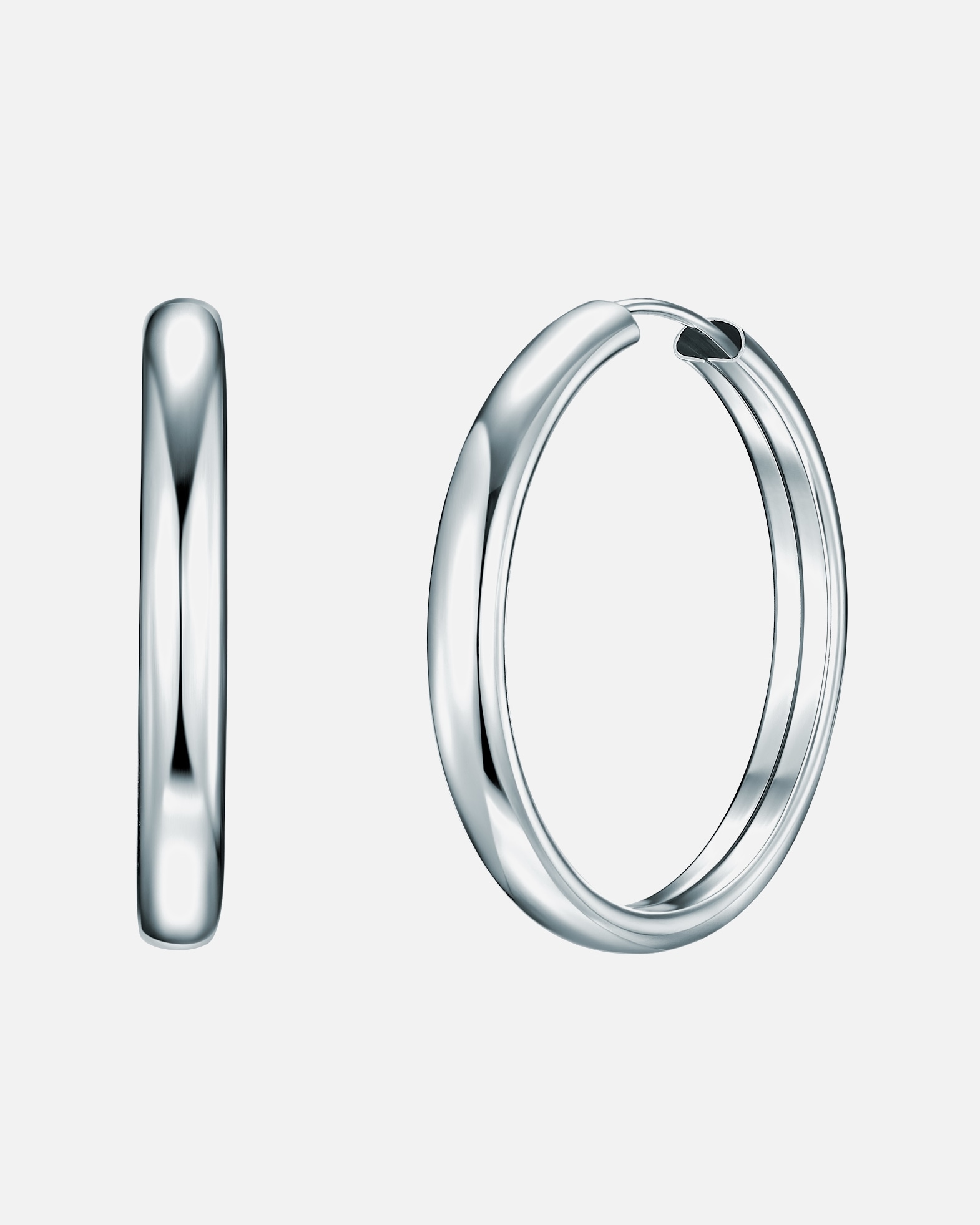 Obrączki dla Kobieta Rafaela Donata Srebrne kolczyki kreole srebro wysokiej próby srebrny 30,0 mm