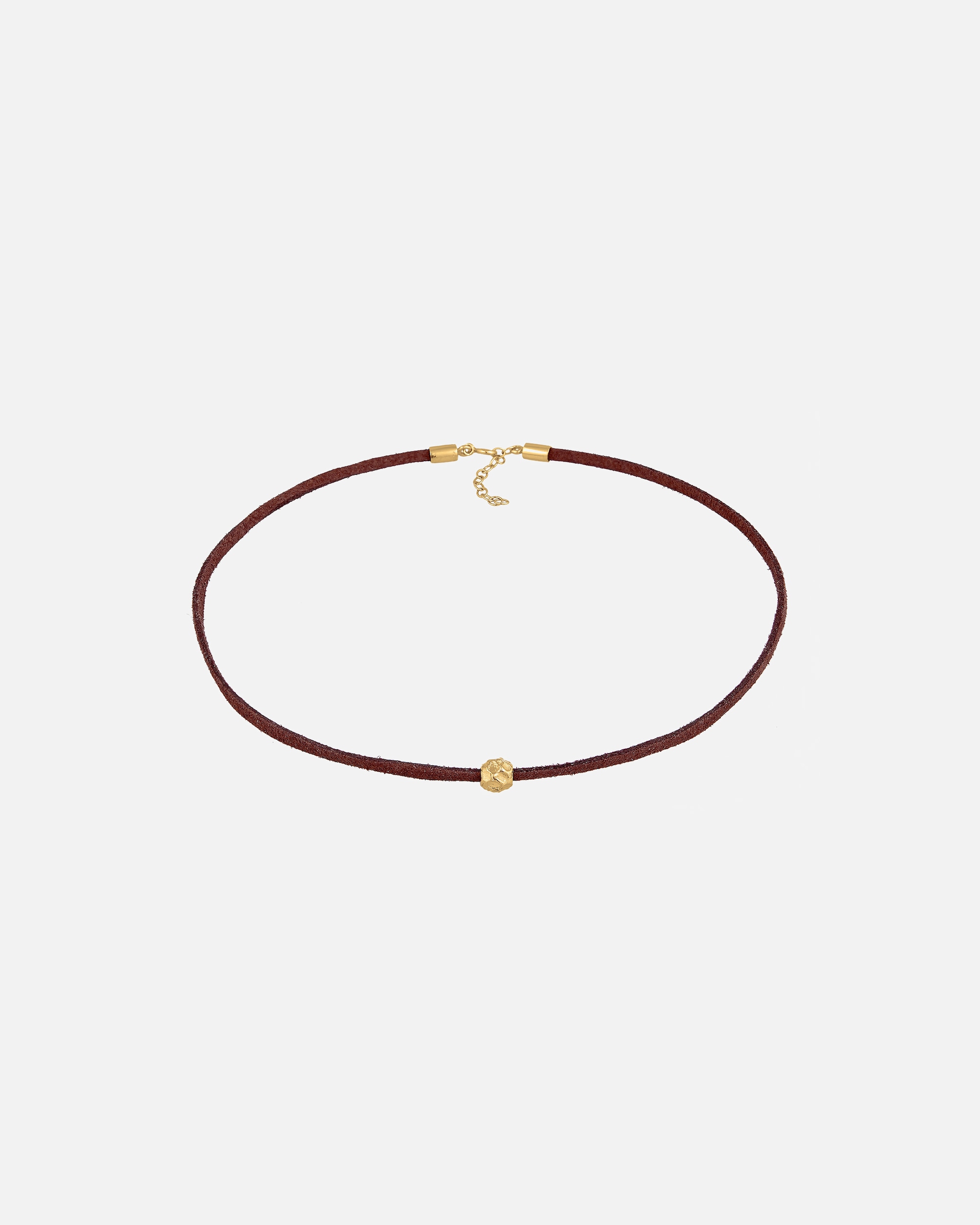 Naszyjnik dla Kobieta Elli Damski Choker koraliki Trend z imitacją skóry w srebrze próby 925 Sterling Silver goldfarben