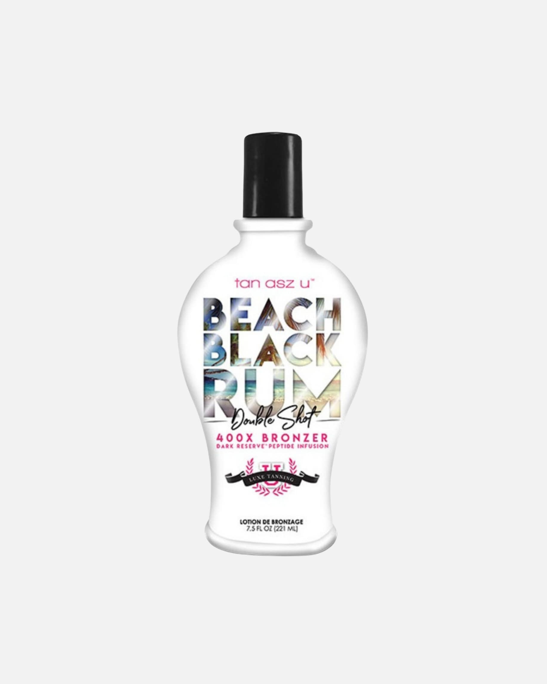 Samoopalacz dla Unisex Tan Asz U Default Brand Line Beach Black Rumnawilżający bronzer bez dha z algami i czarnym węgleml 221 ml