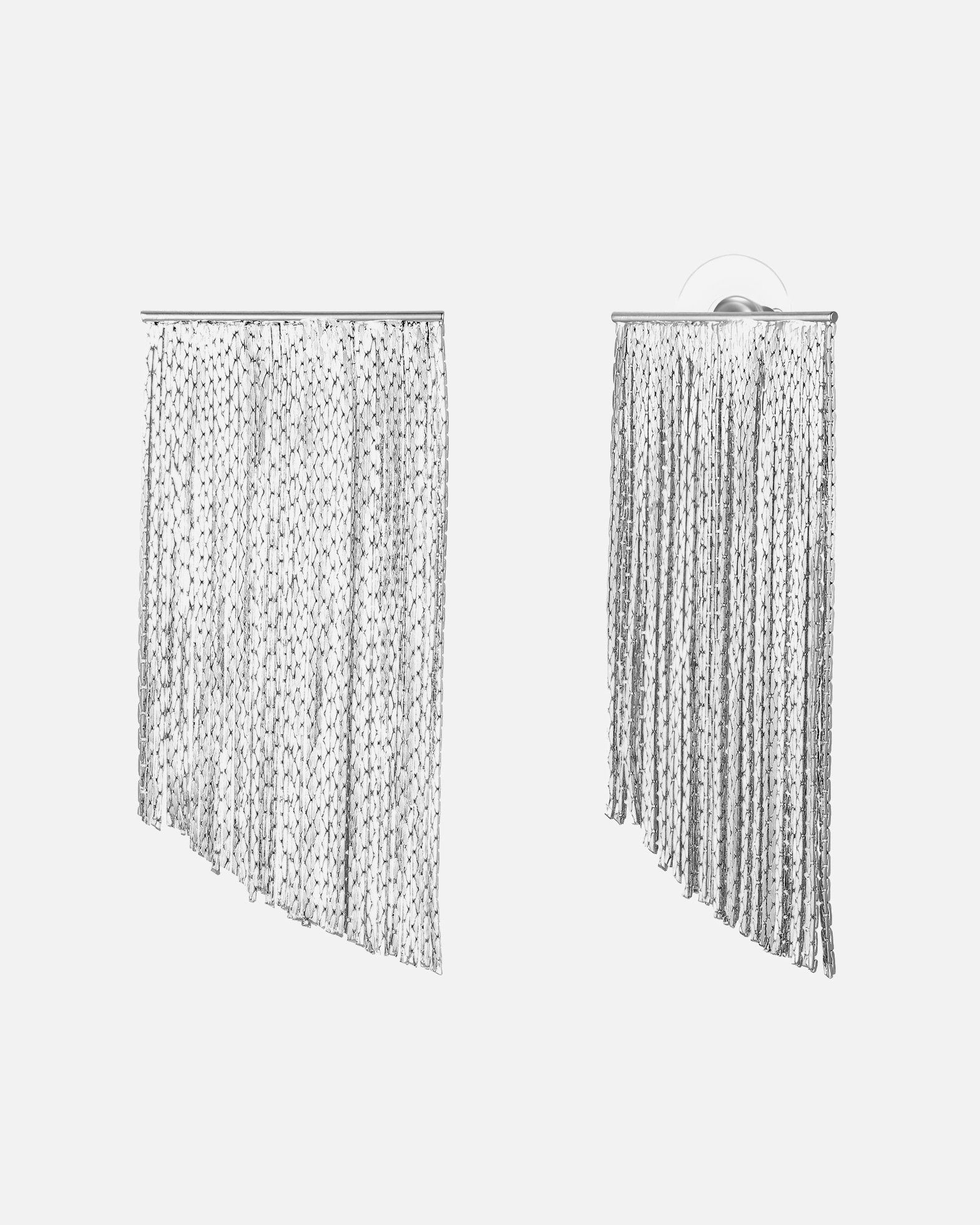 Kolczyki dla Kobieta Kolczyki w Stop metali z Srebrny 55,5 mm