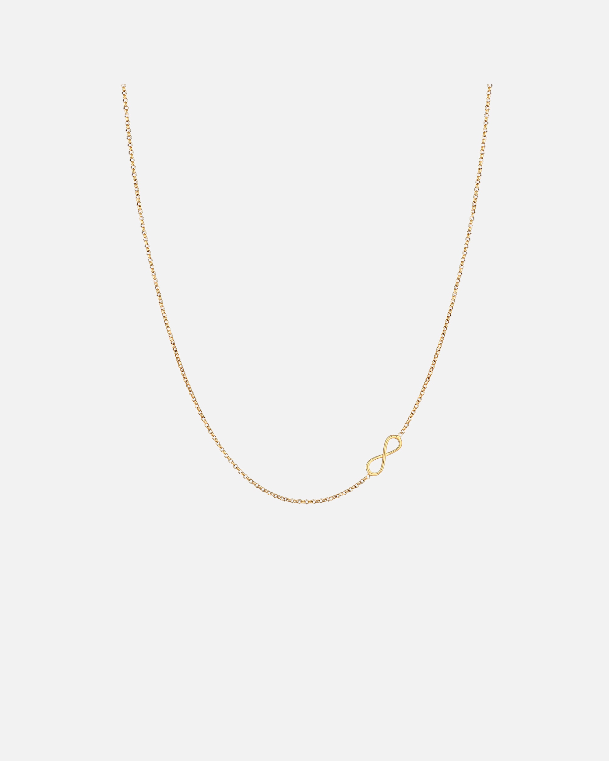 Naszyjnik dla Kobieta Elli Damski symbol nieskończoności Basic w srebrze próby 925 Sterling Silver goldfarben
