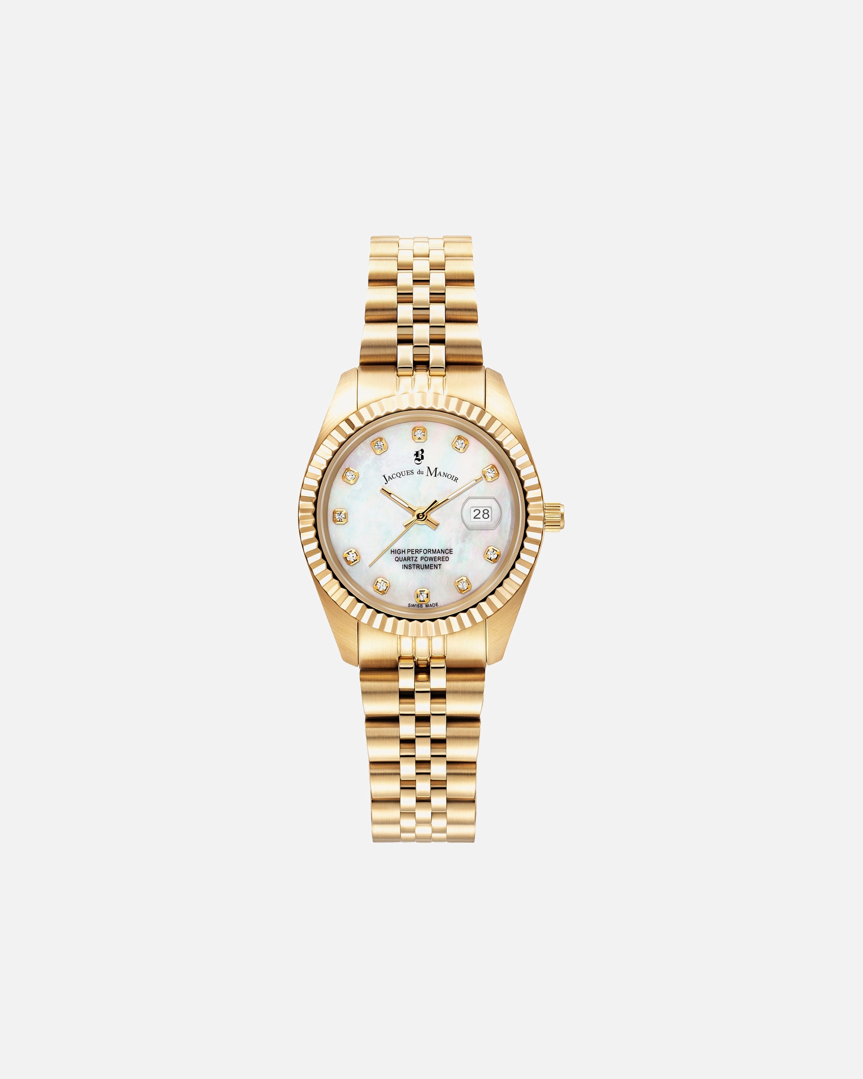 Zegar dla Kobieta Jacques du Manoir Default Brand Line Jacques du Manoir Inspiration damen Uhr Gold JWL01203 Jacques du Manoir Inspiration damen Uhr Gold JWL01203