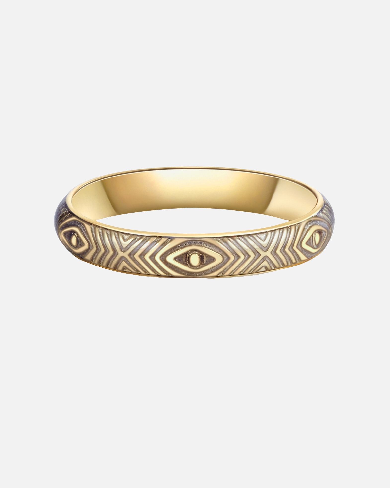 Pierścionek dla Kobieta Glanzstücke München Srebrny pierścionek srebro wysokiej próby żółte złoto 48