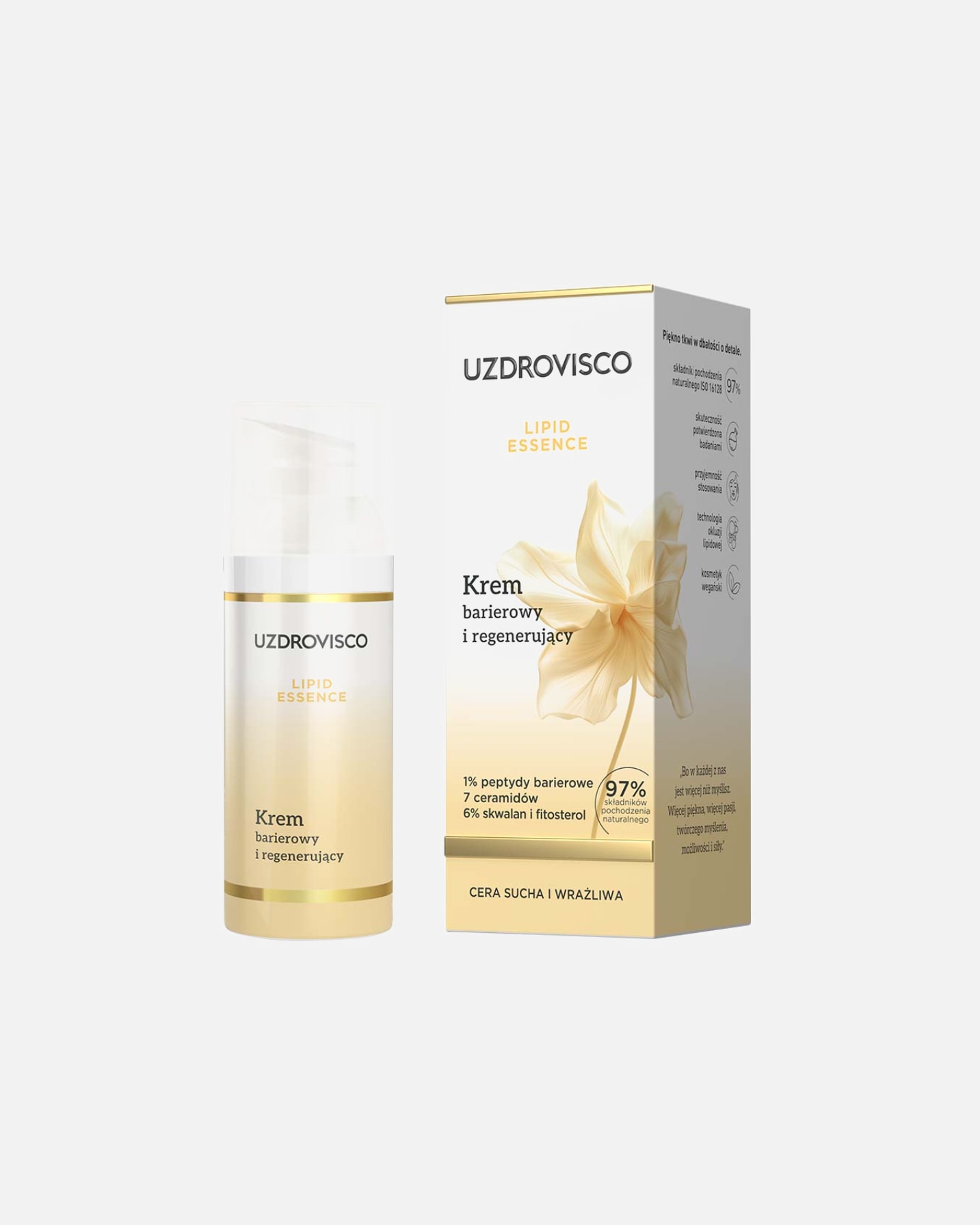 Krem do twarzy dla Kobieta Uzdrovisco Lipid Essence 50 ml