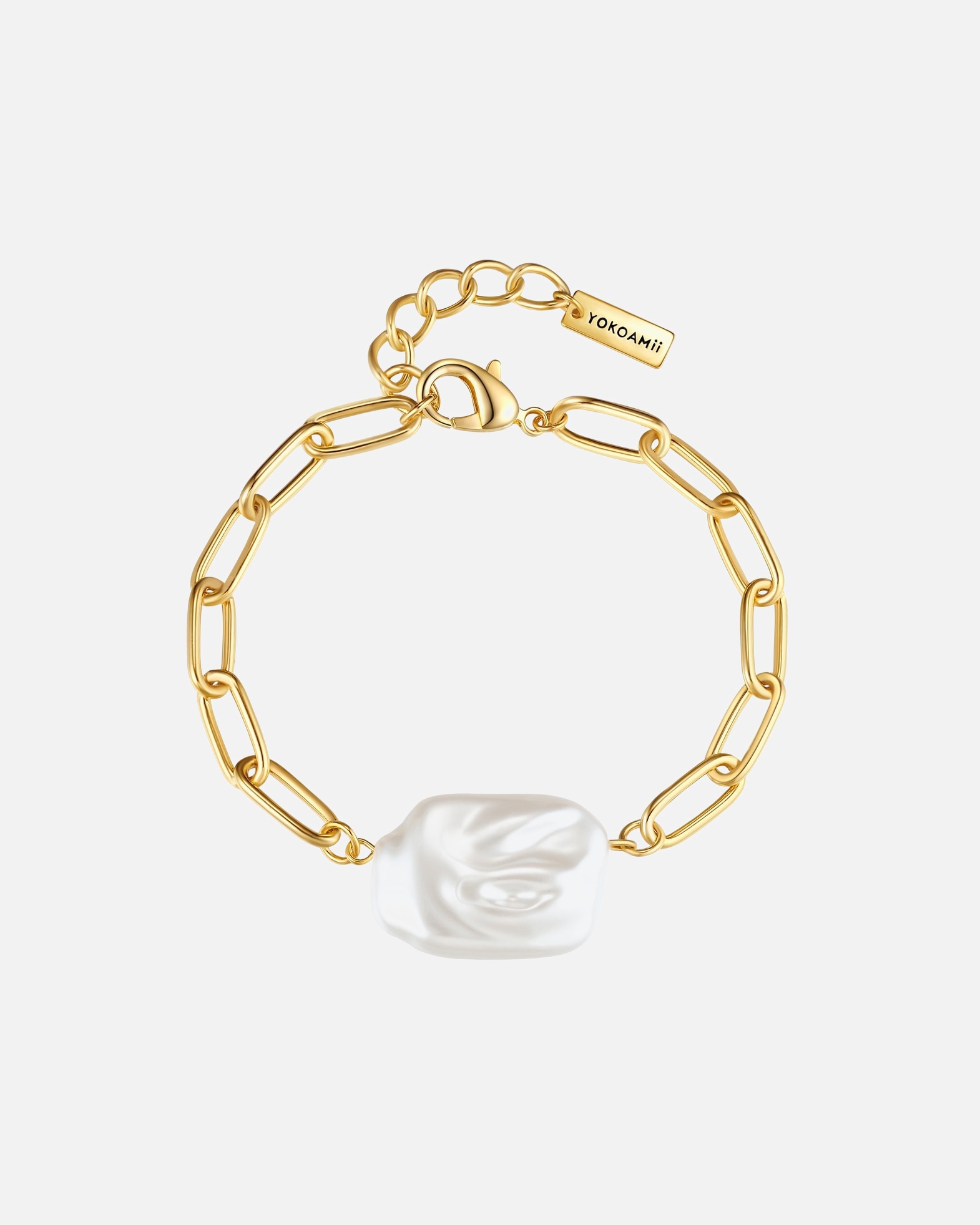 Bransoletka dla Kobieta Bransoletka z Stop metali w Żółte złoto 18,0 cm Basislänge + 3,0 cm Verlängerung