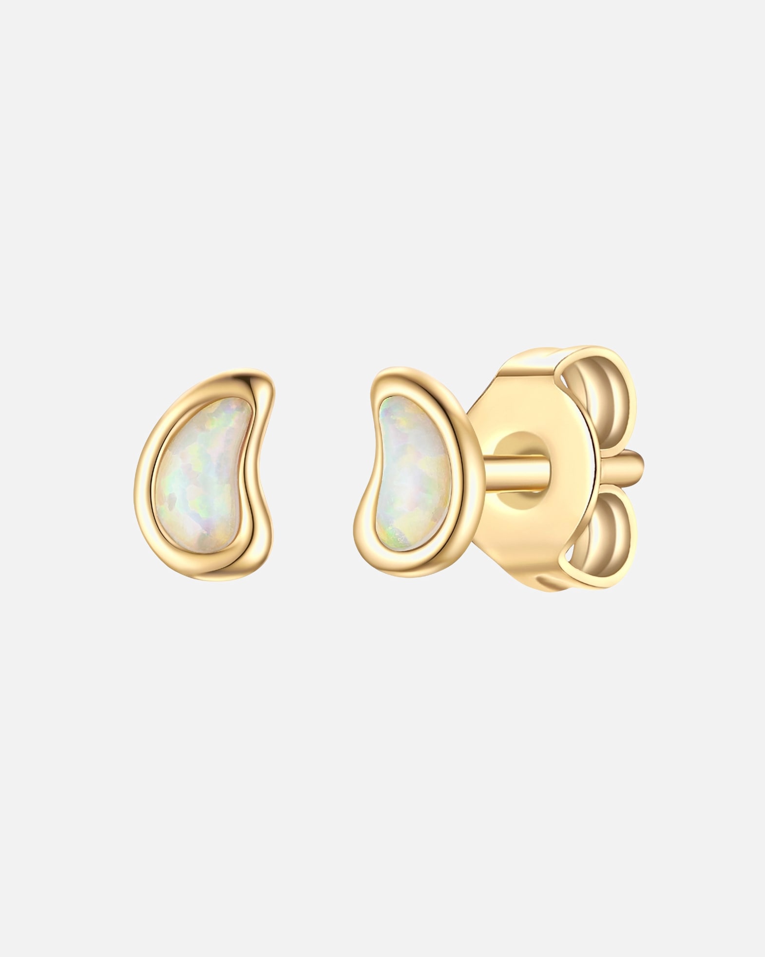 Kolczyki dla Kobieta Kolczyki Srebro wysokiej próby Żółte złoto 5,1 mm