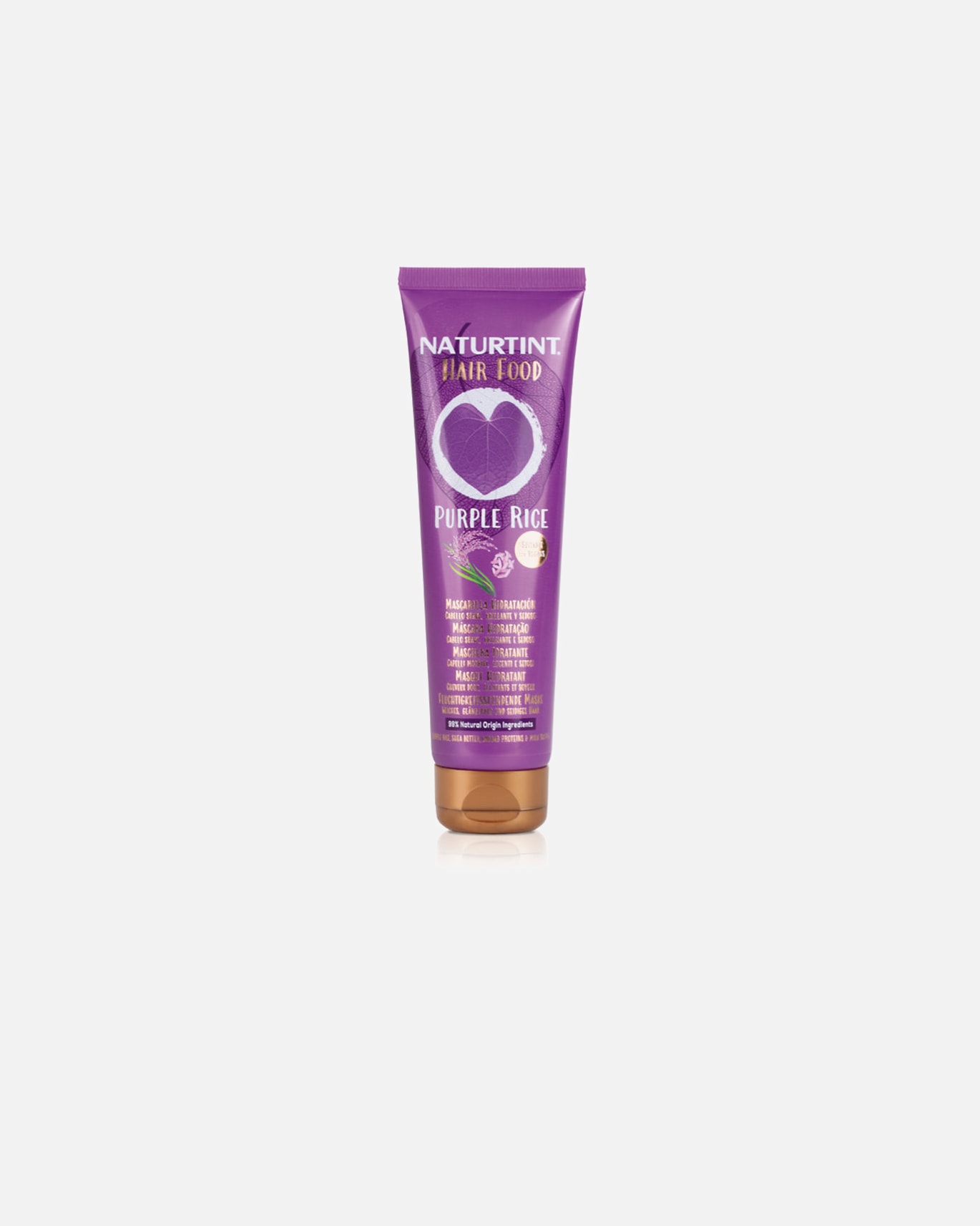 Maska do włosów dla Unisex Naturtint Maska z fioletowego ryżu HAIR FOOD 150 ml