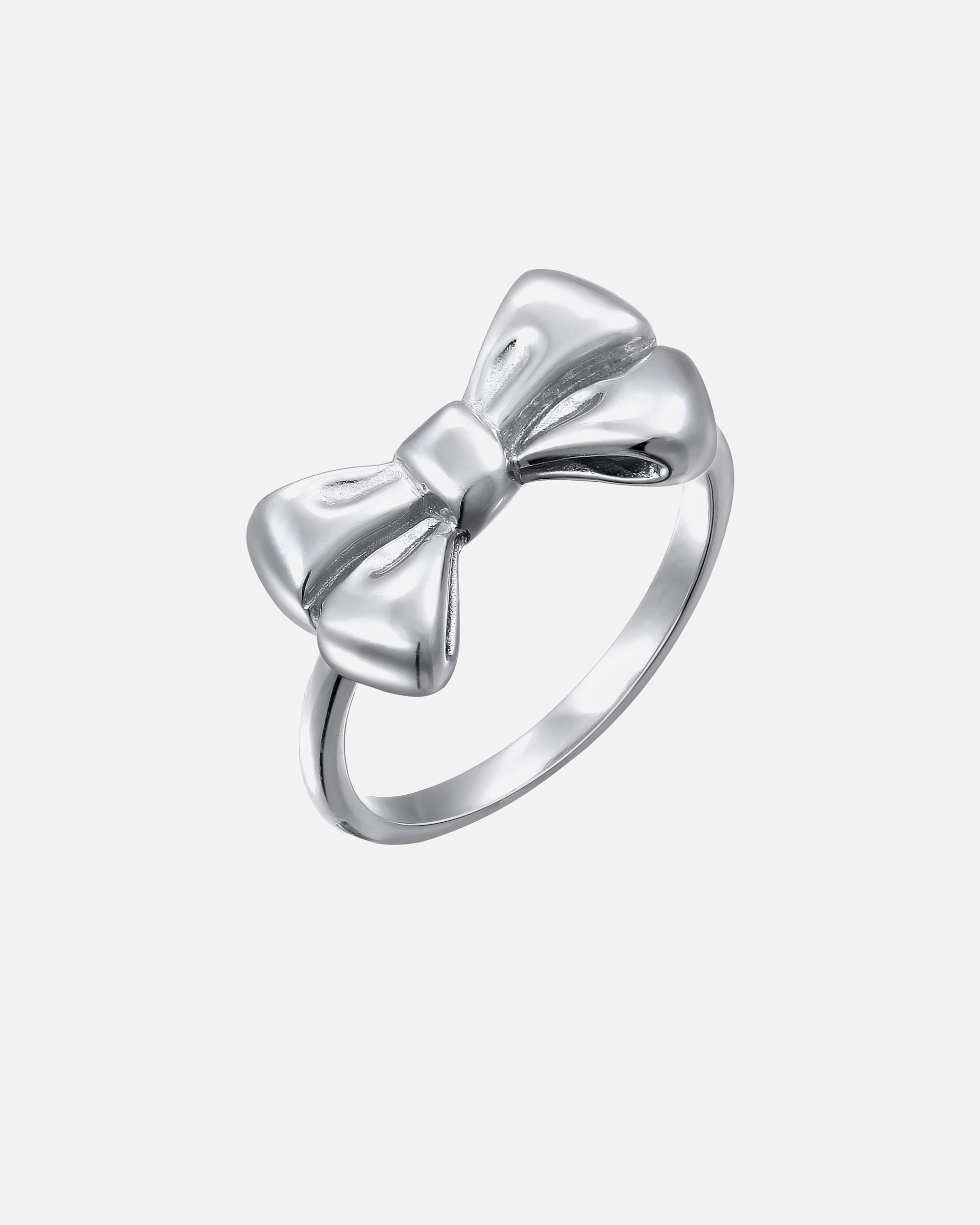 Pierścionek dla Kobieta Elli Damski symbol kokardki ze srebra próby 925 srebro 925 sterling silver 58