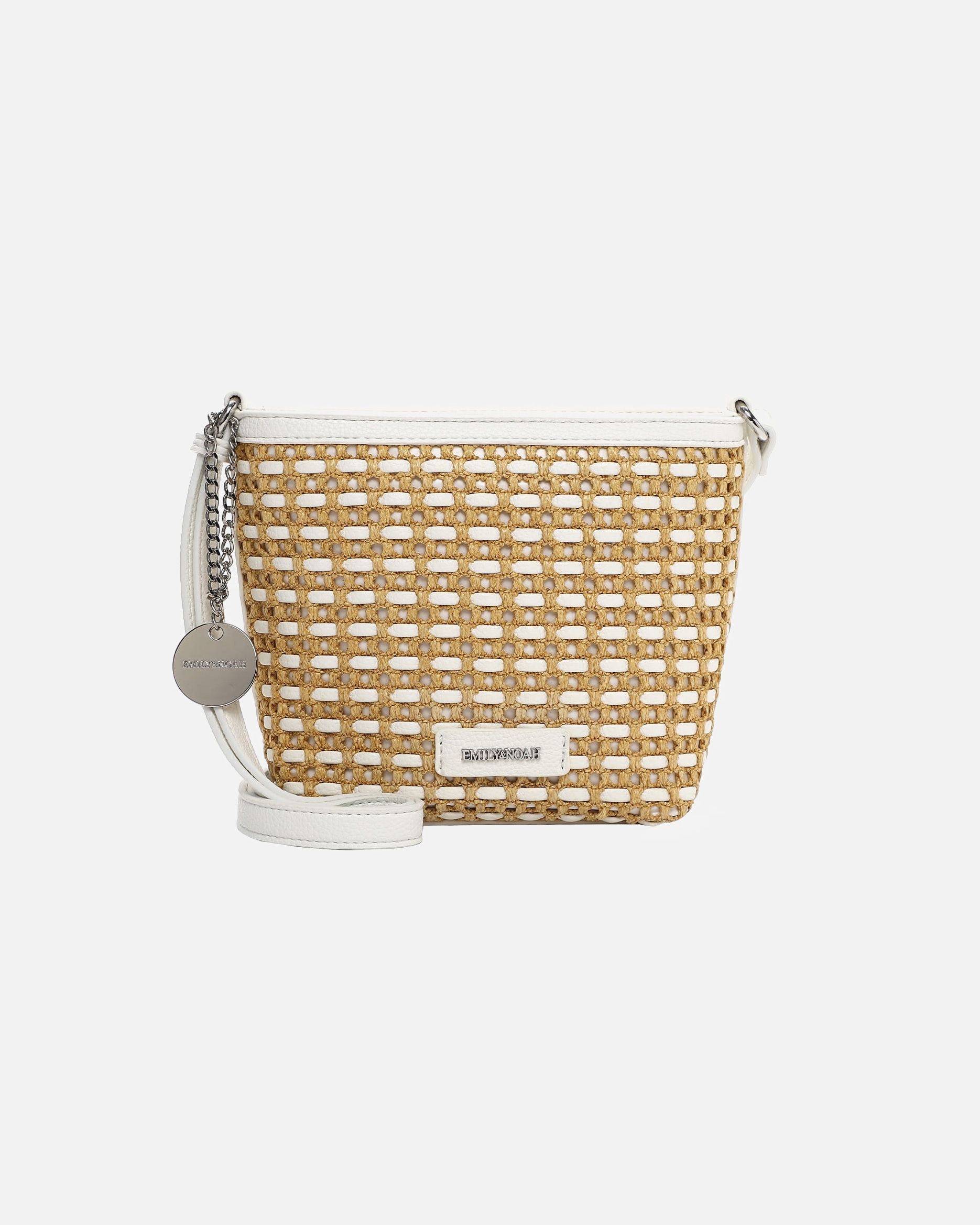 Torba dla Kobieta Emily & Noah Torebka Naramienna E&N Jella White