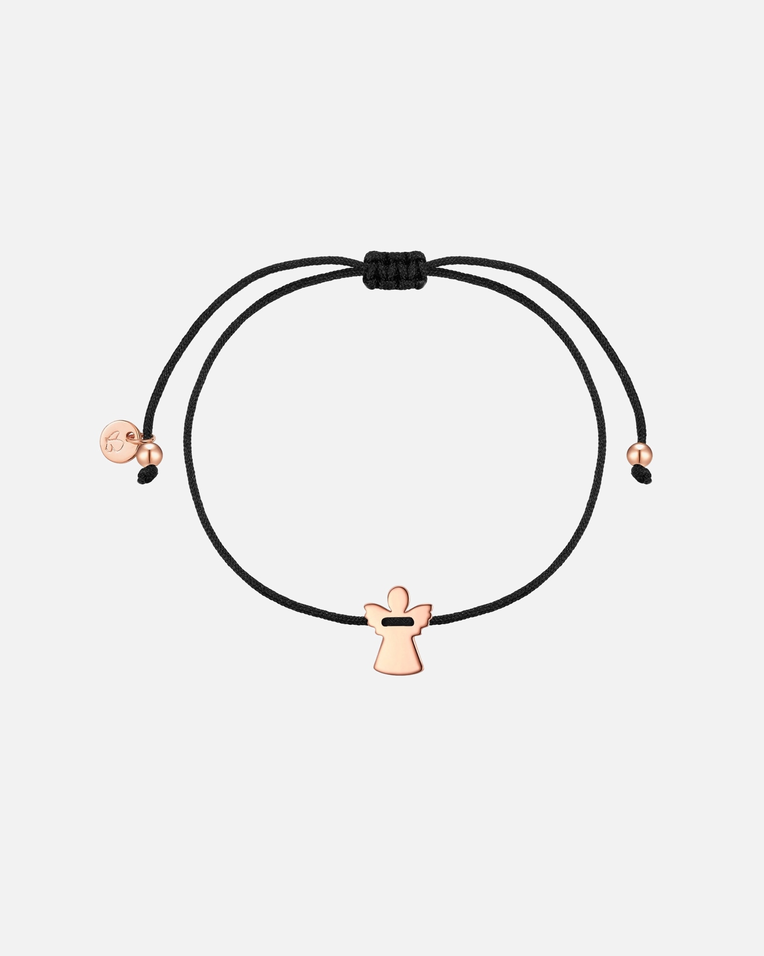 Bransoletka dla Kobieta Glanzstücke München Bransoletka Aniol ze Srebra Sterling w rózowym zlocie 15,0 - 22,0 cm, flexibel einstellbar