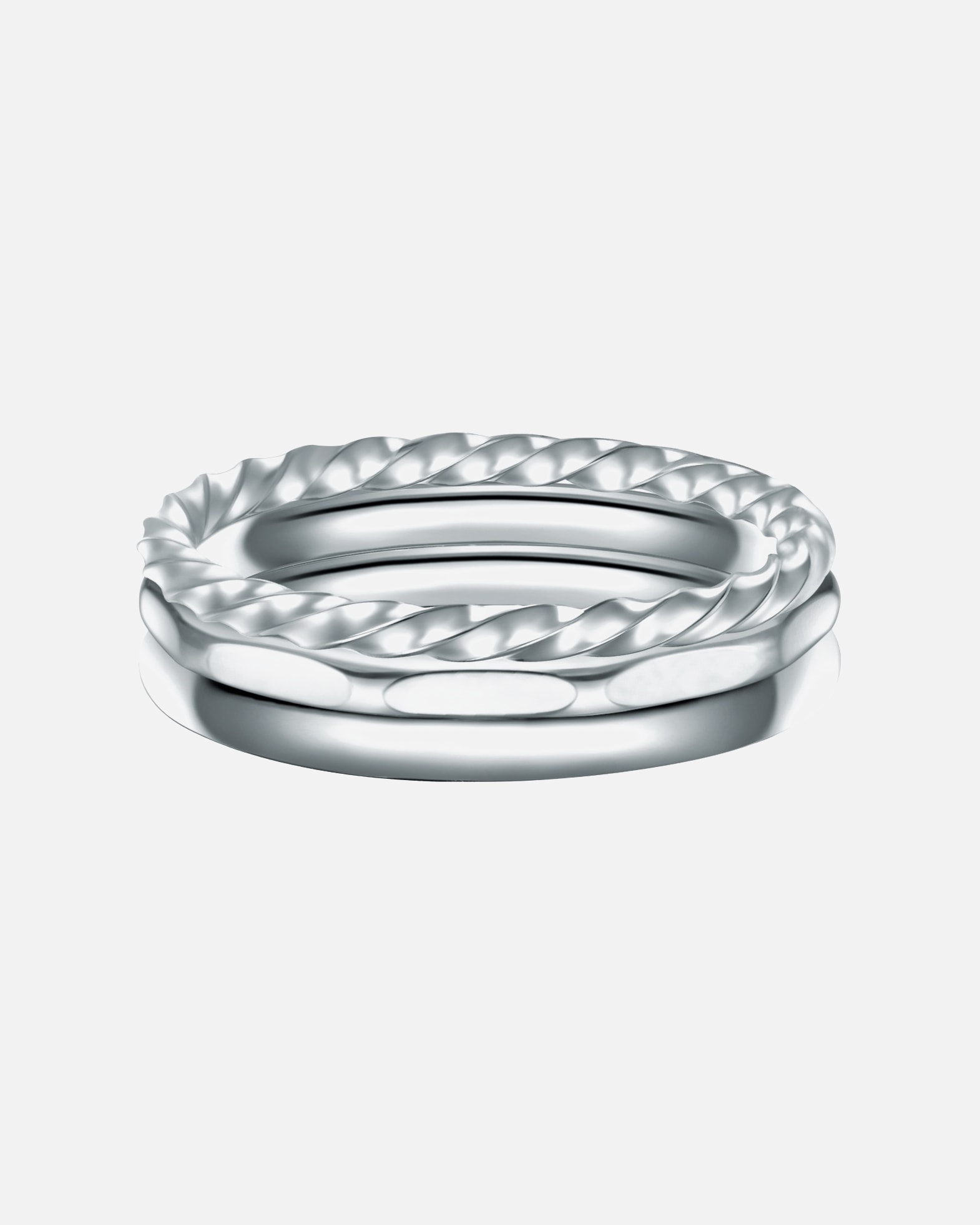 Pierścionek dla Kobieta EASTSIDE Komplet (3 pierścionki) Stal nierdzewna Srebrny 54