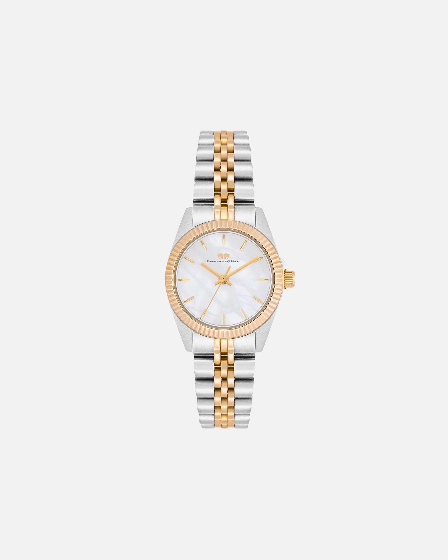 Zegar dla Kobieta Zegarek kwarcowy Cassina Srebrny/żółte złoto Stal nierdzewna Srebrny/żółte złoto 27,5 mm