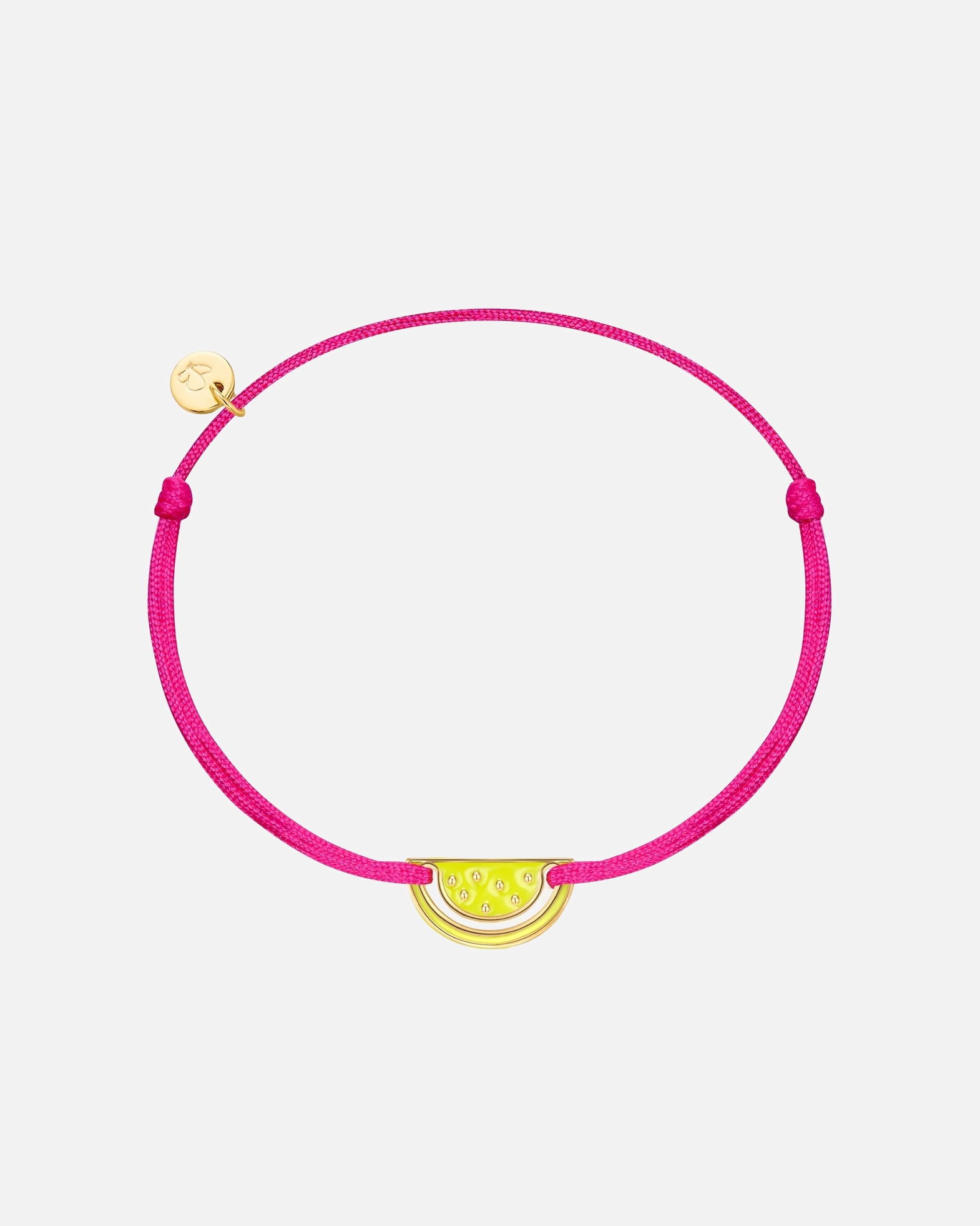 Bransoletka dla Kobieta Glanzstücke München Bransoletka Melon Tkanina Żółte złoto 15,0 - 22,0 cm, flexibel einstellbar