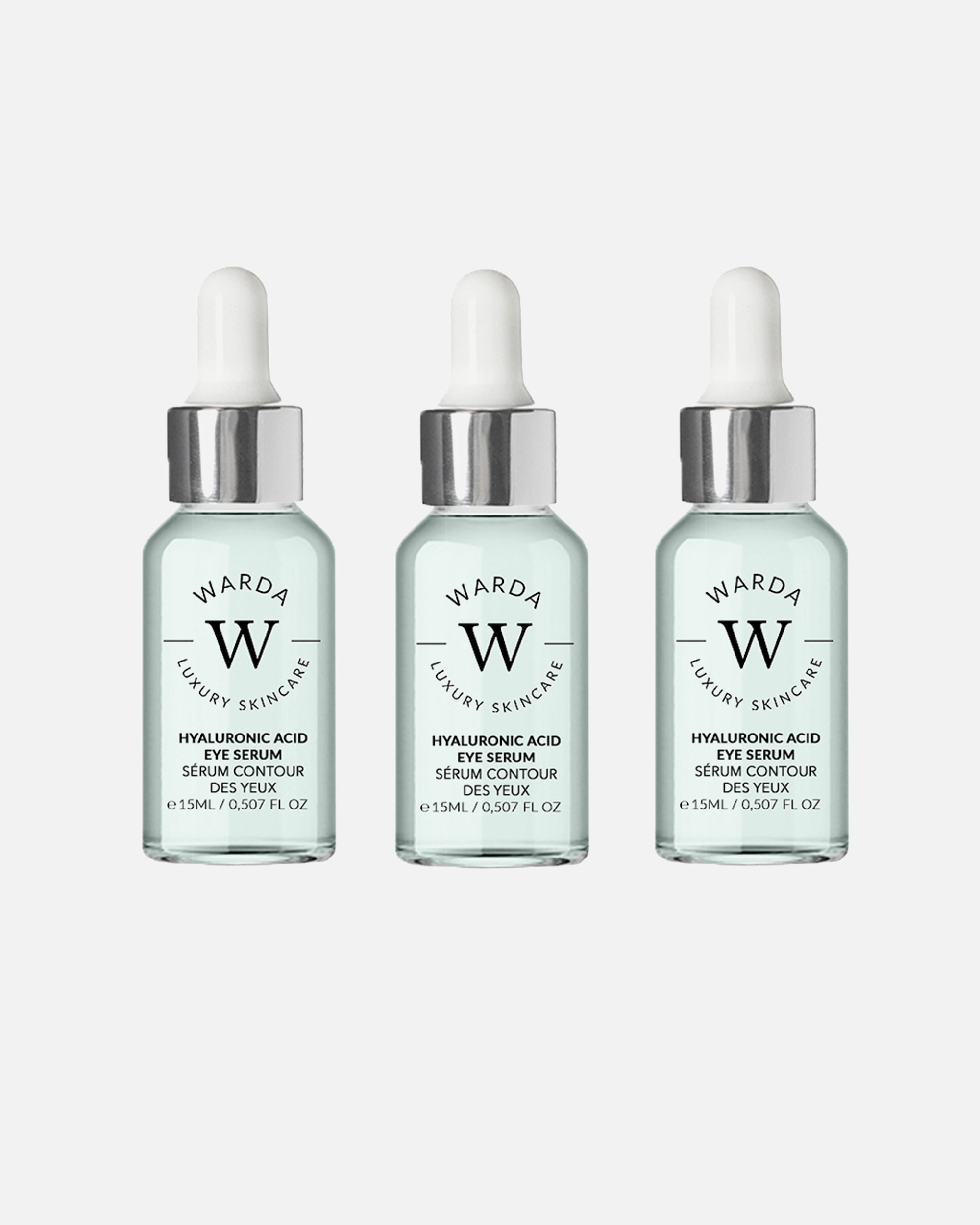 Serum pod oczy dla Kobieta WARDA LUXURY SKINCARE Hyaluron Eye Trio 1 sztukaka