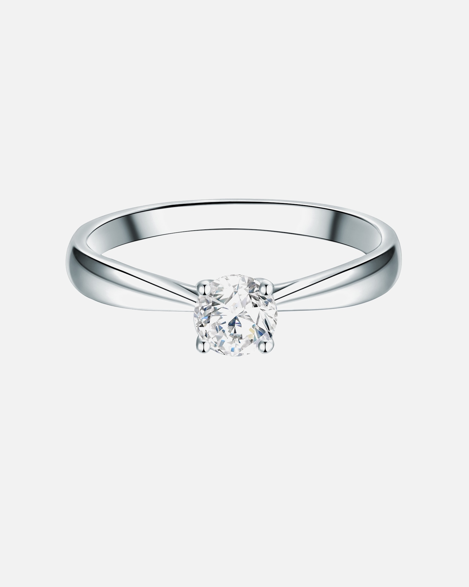 Pierścionek dla Kobieta Srebrny pierścionek srebro wysokiej próby Cyrkonia srebrny 52