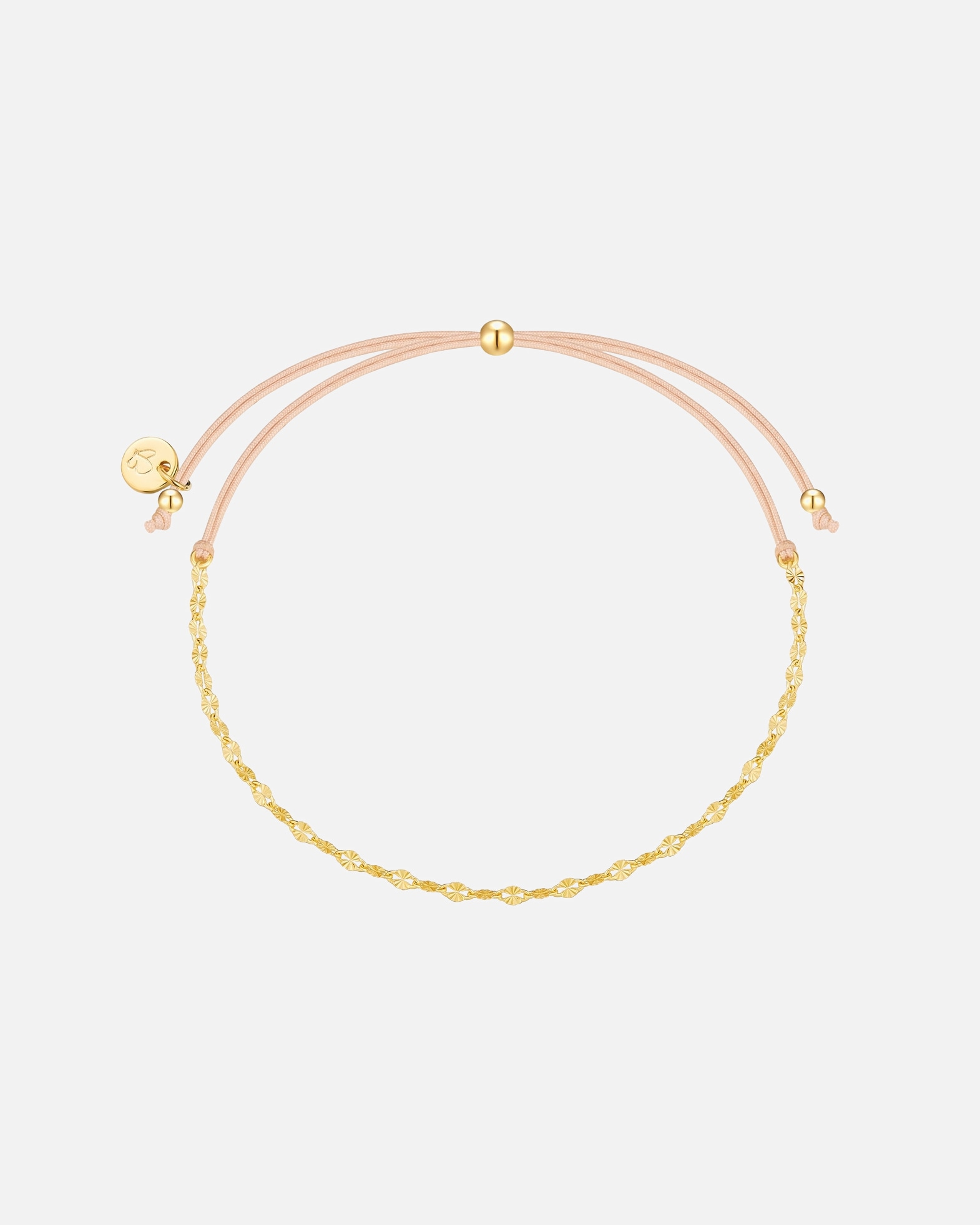 Bransoletka dla Kobieta Glanzstücke München Bransoletka z srebra próby 925 w kolorze zlotym 15,0 - 22,0 cm, flexibel einstellbar