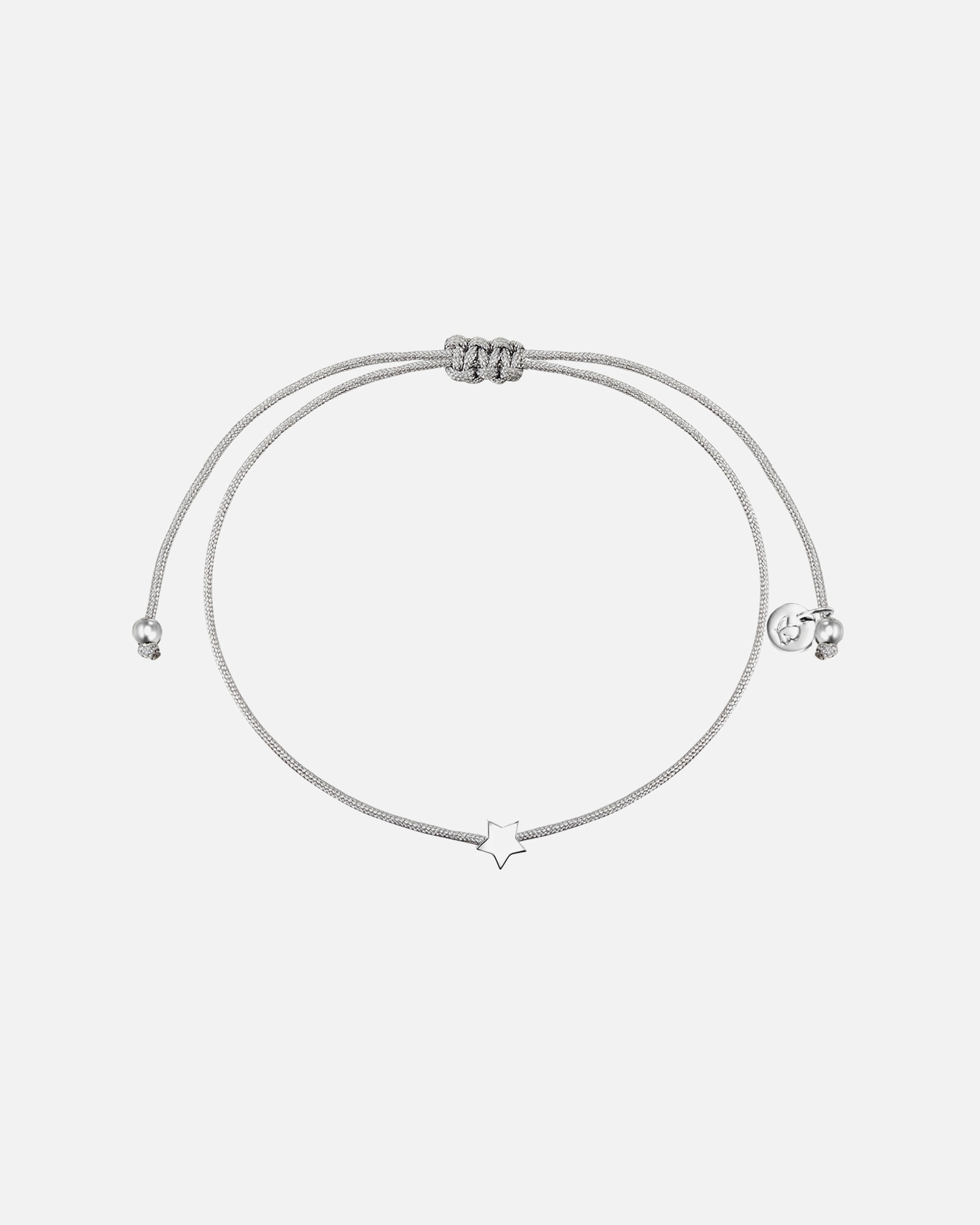 Bransoletka dla Kobieta Glanzstücke München Srebrna bransoleta Gwiazda srebro wysokiej próby srebrny 15,0 - 22,0 cm, flexibel einstellbar