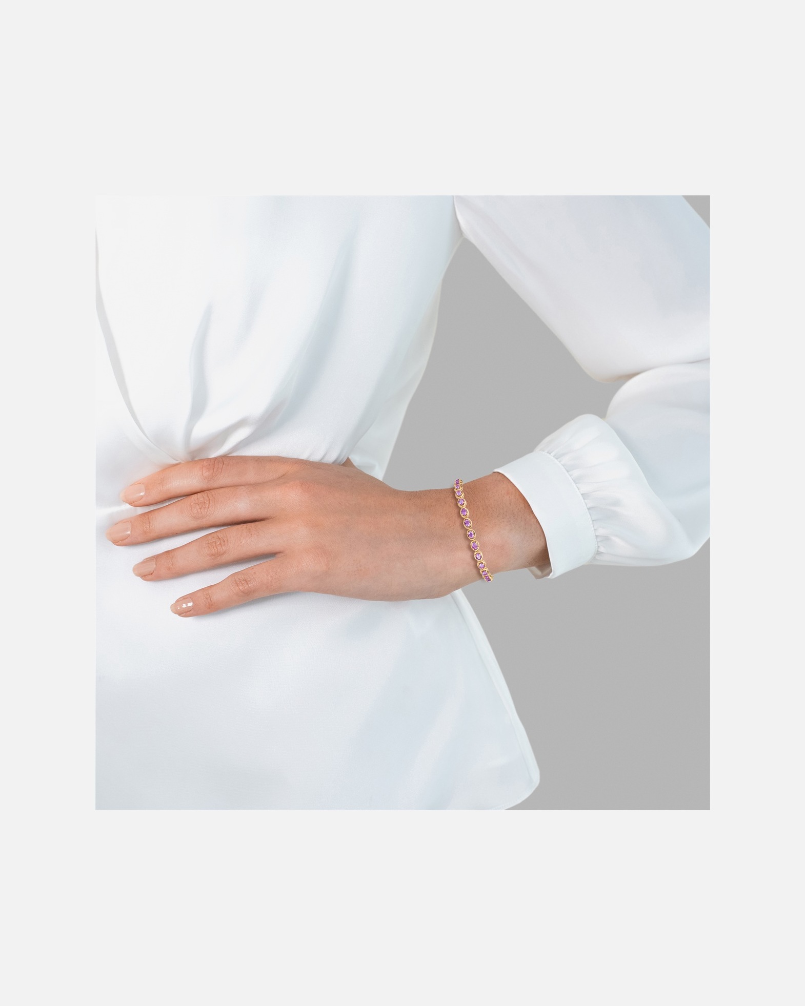 Bransoletka dla Kobieta Rafaela Donata Bransoletka Srebro wysokiej próby Żółte złoto 19,5 cm