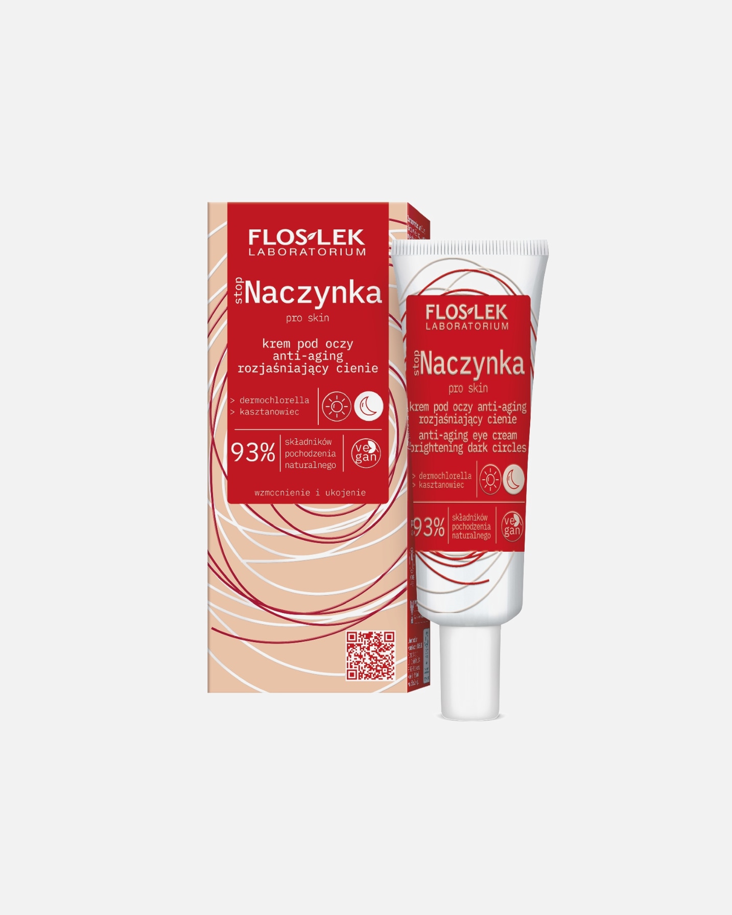 Krem do twarzy dla Kobieta Floslek stopNaczynka 30 ml