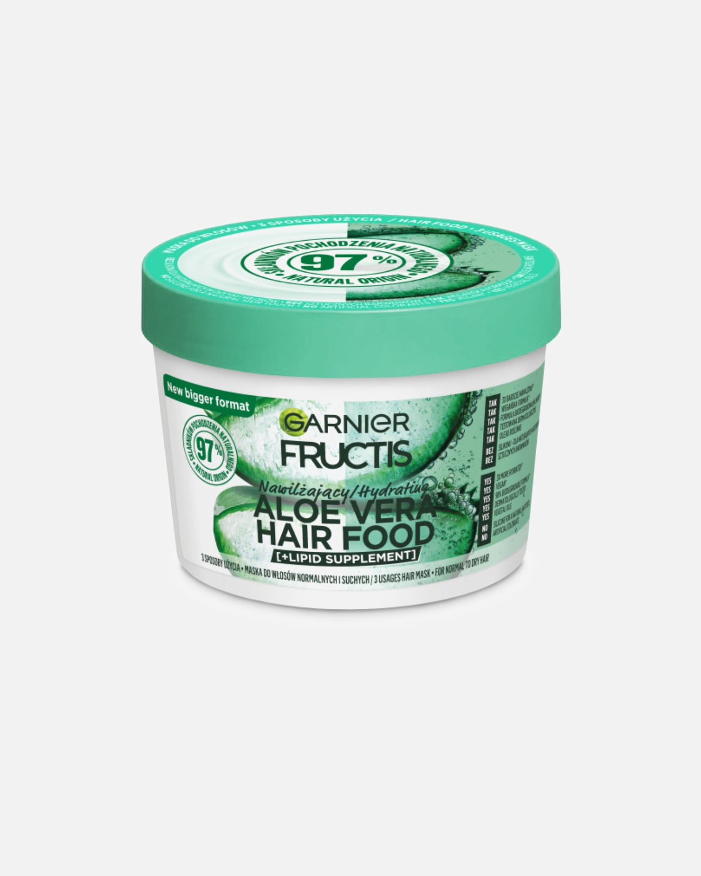 Maska do włosów dla Kobieta Garnier Fructis Aloe Hair Food 400 ml