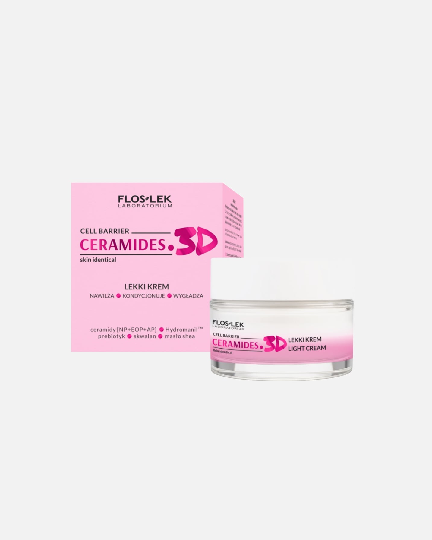 Krem do twarzy dla Kobieta Floslek Ceramides.3D 50 ml