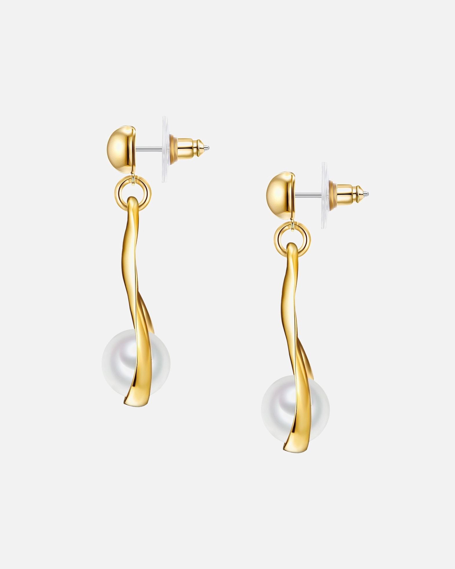 Kolczyki dla Kobieta Lulu & Jane Stop metali Sztuczna perła 48,1 mm