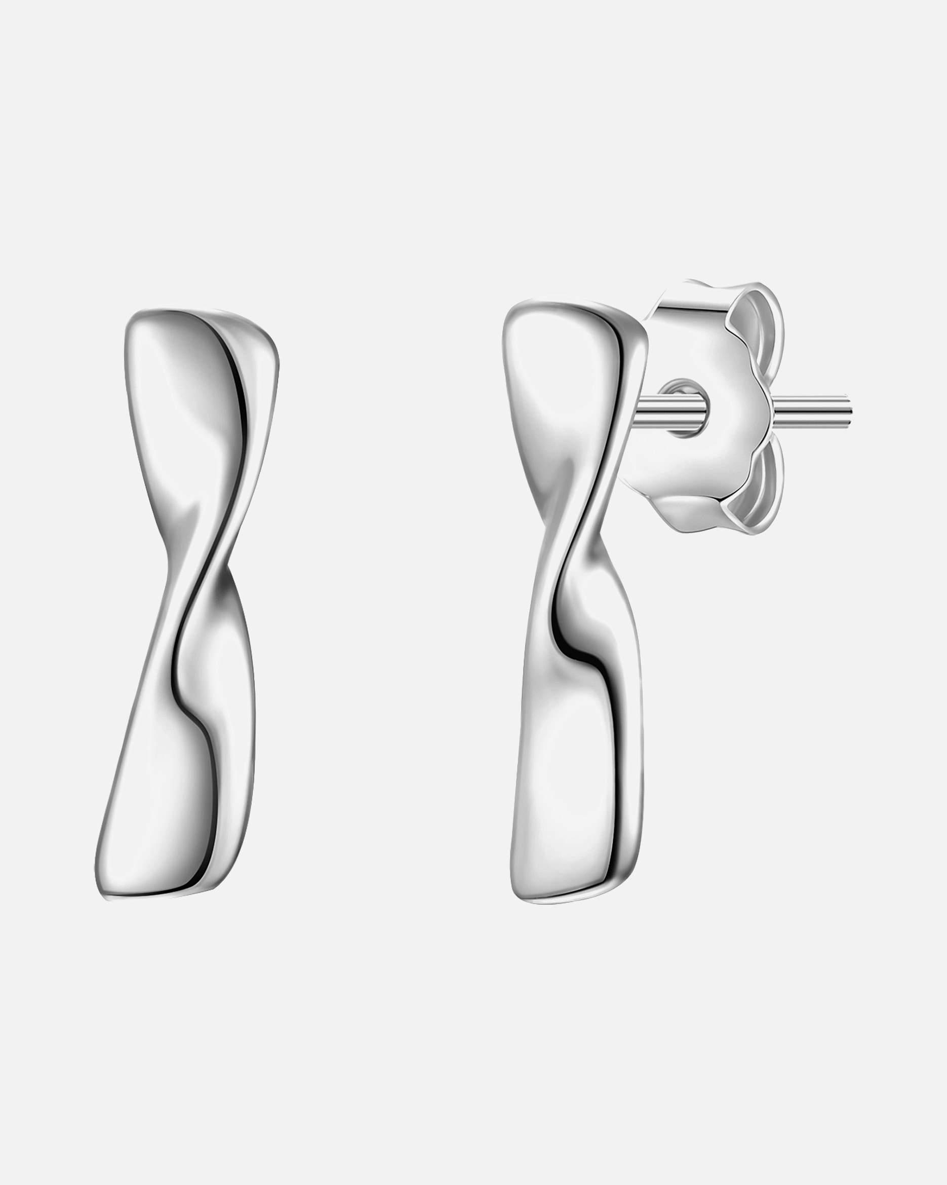 Kolczyki dla Kobieta Glanzstücke München Srebrne kolczyki sztyfty Kokardka srebro wysokiej próby srebrny 11,7 mm