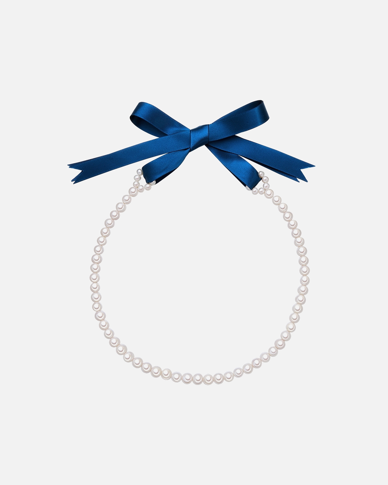 Naszyjnik dla Kobieta Satyna Perła hodowlana słodkowodna 45,0 cm