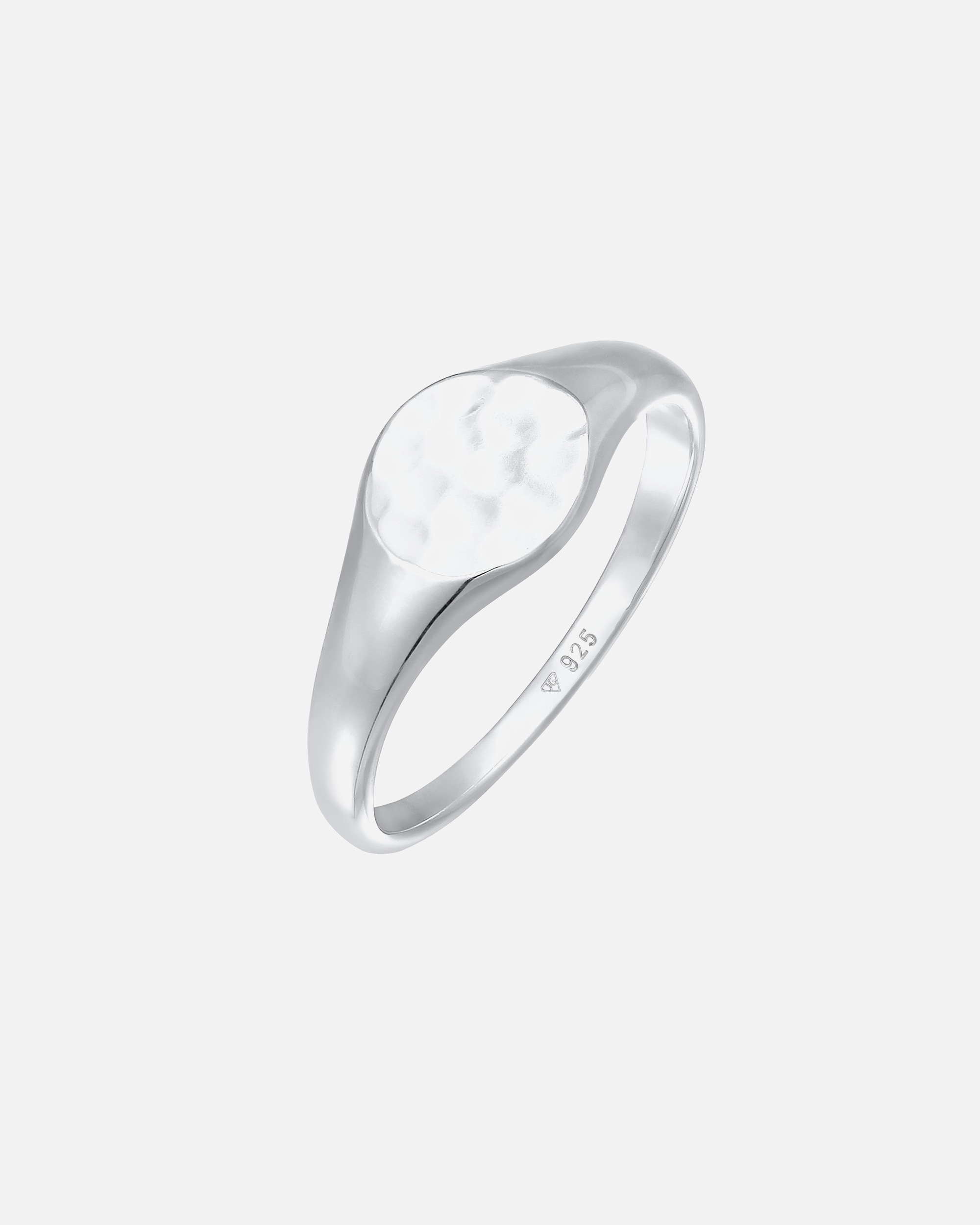 Pierścionek dla Kobieta Elli Damski kuty sygnet Royal Trend srebro 925 Sterling Silver 56
