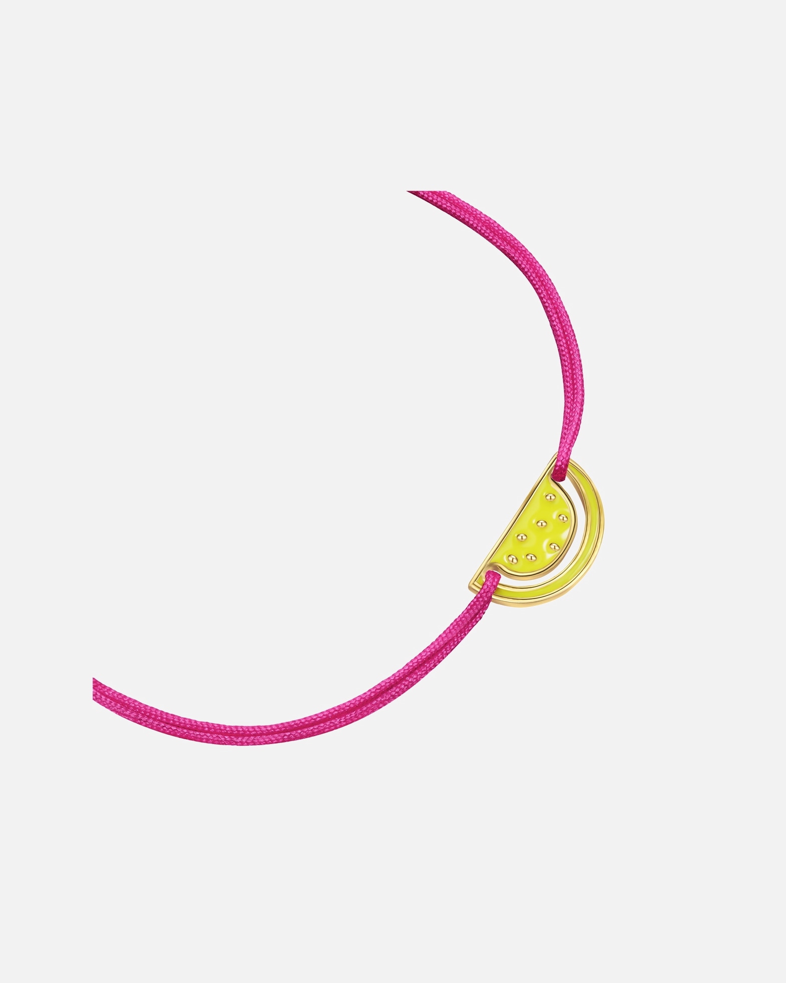 Bransoletka dla Kobieta Glanzstücke München Bransoletka Melon Tkanina Żółte złoto 15,0 - 22,0 cm, flexibel einstellbar