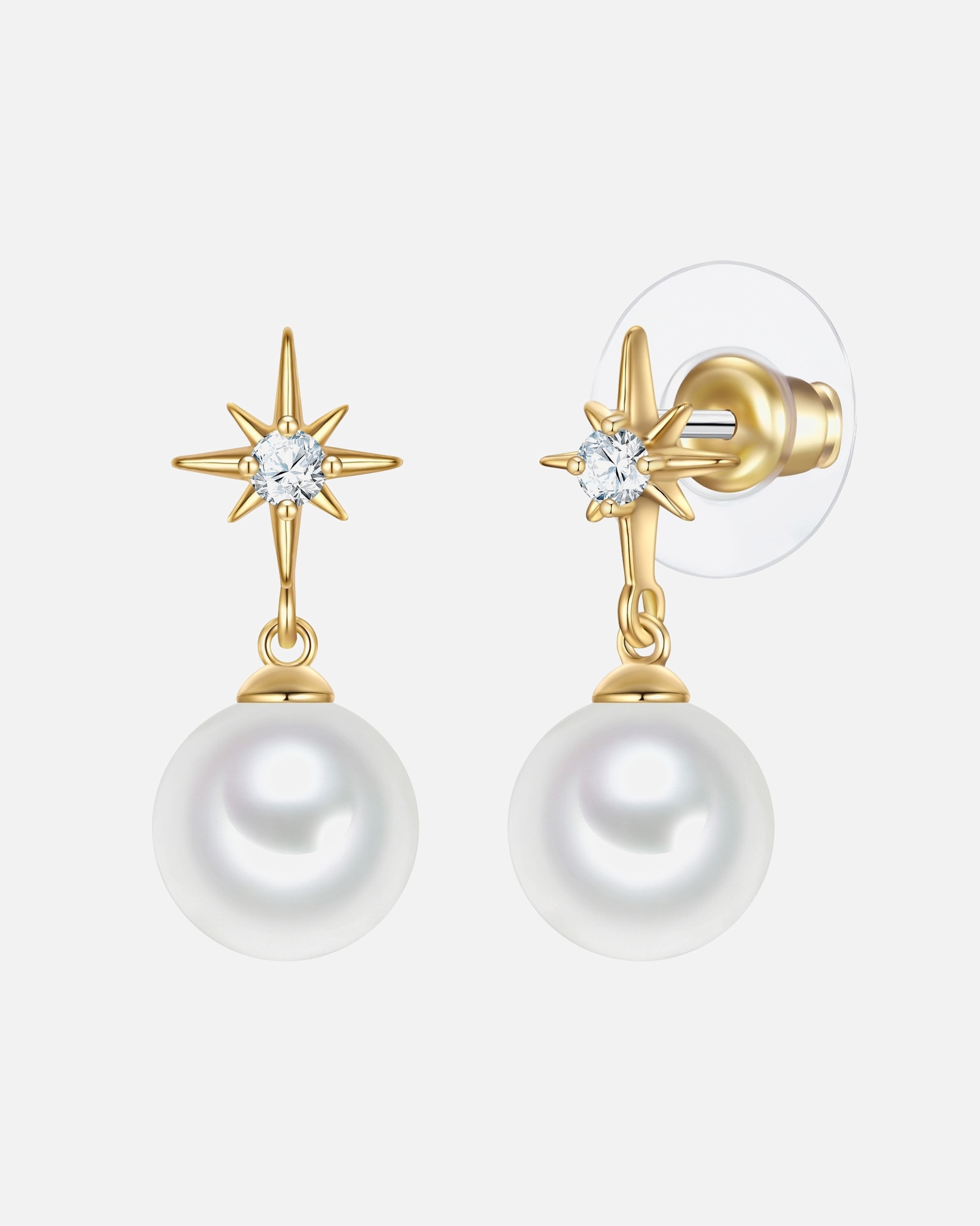 Kolczyki dla Kobieta Kolczyki z Mosiadz w Żółte złoto 24,2 mm