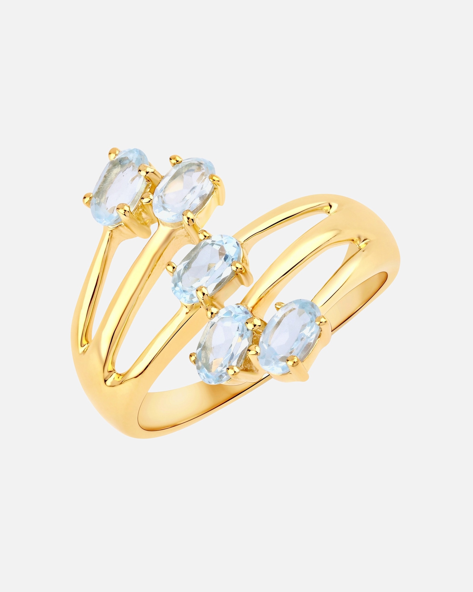 Pierścionek dla Kobieta Rafaela Donata Pierścionek Srebro wysokiej próby Żółte złoto 52