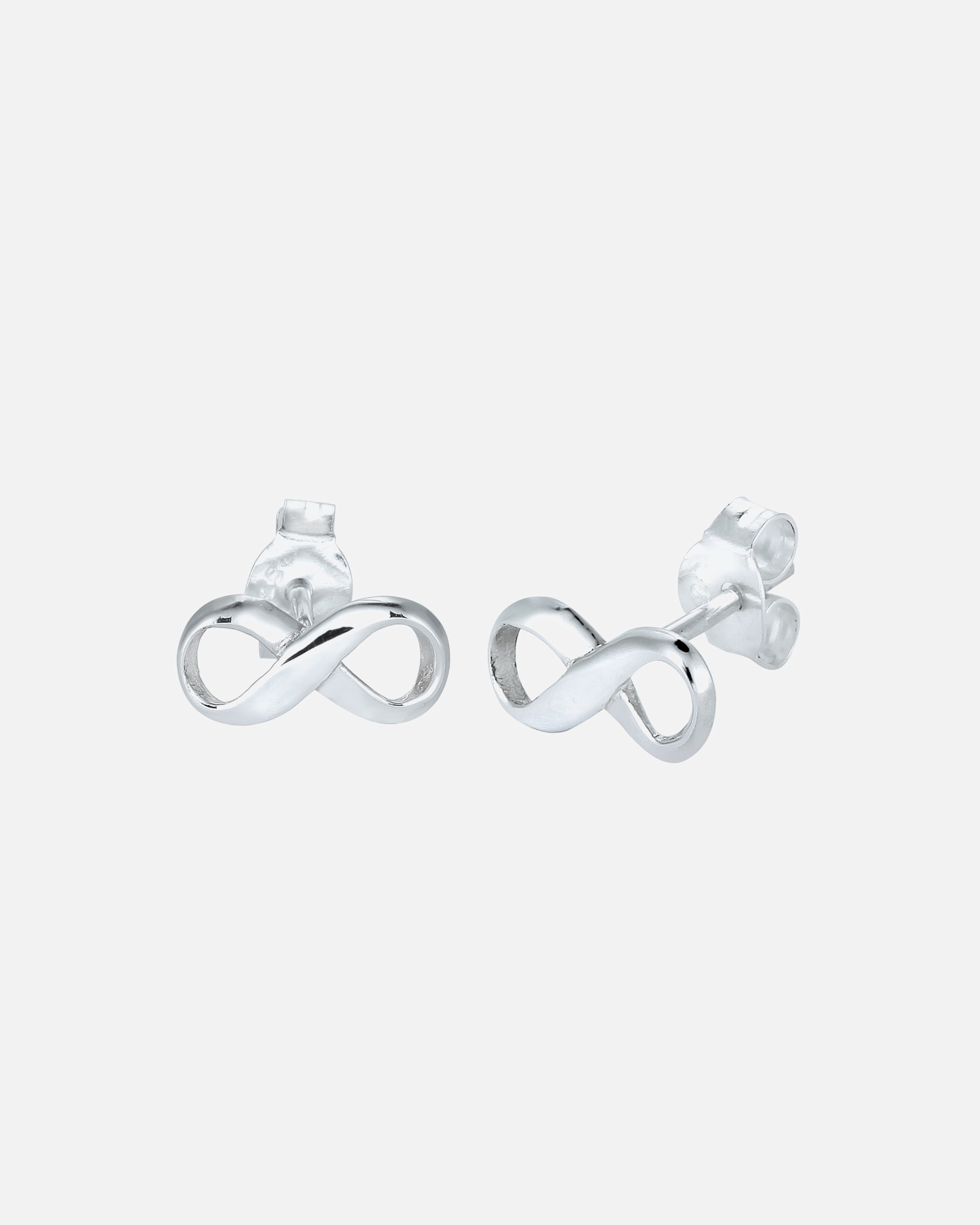 Kolczyki dla Kobieta Elli Damskie kolczyki sztyfty symbol nieskończoności w srebrze próby 925 Sterling Silver silberfarben